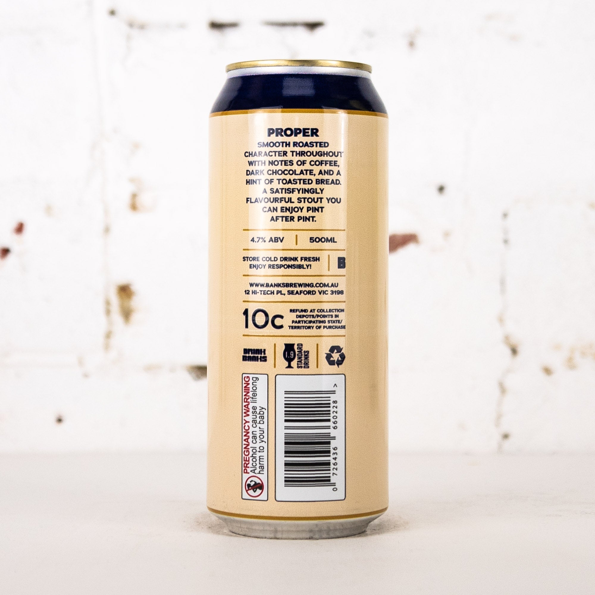 Banks - Proper English Stout 500ml