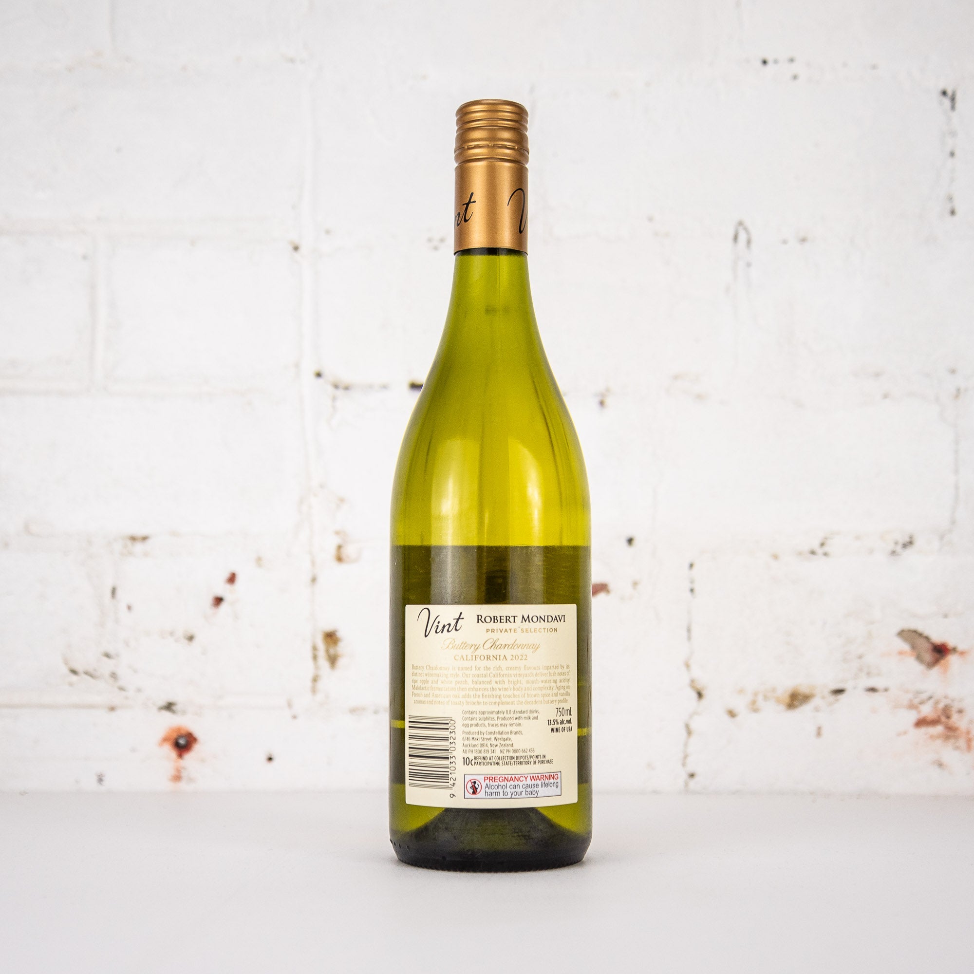 Robert Mondavi - Vint Buttery Chardonnay 750ml