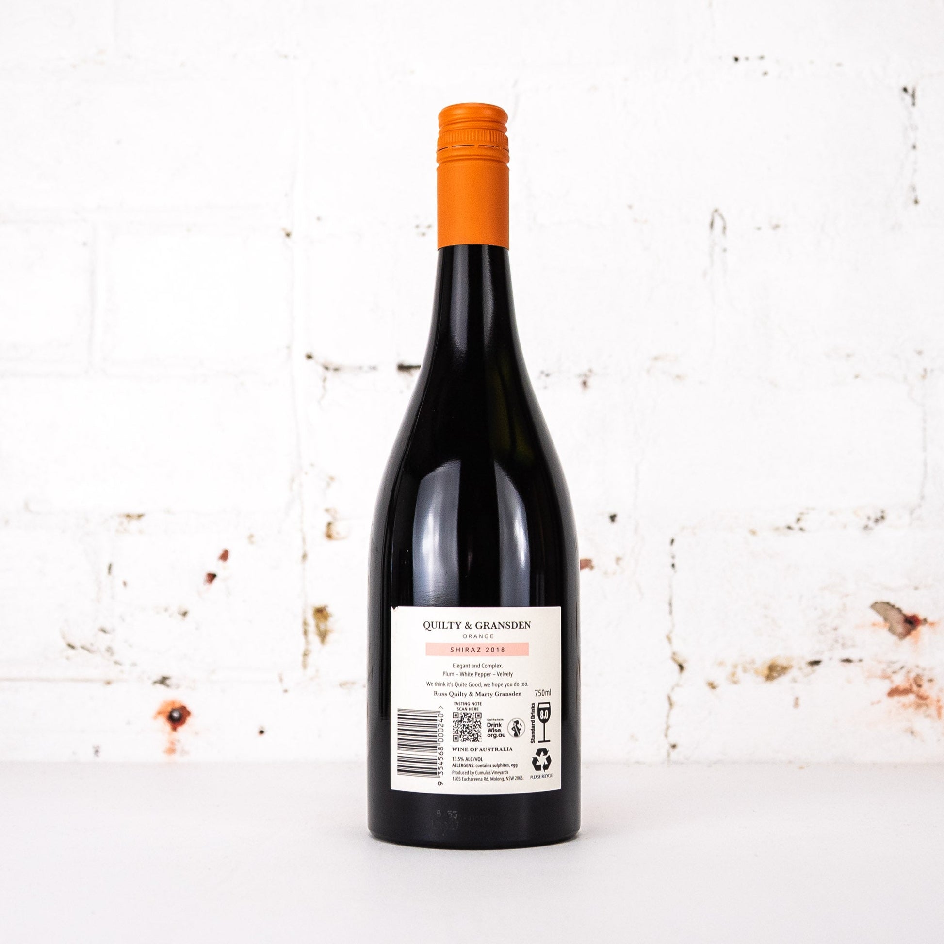 Quilty & Gransden - Shiraz 750ml
