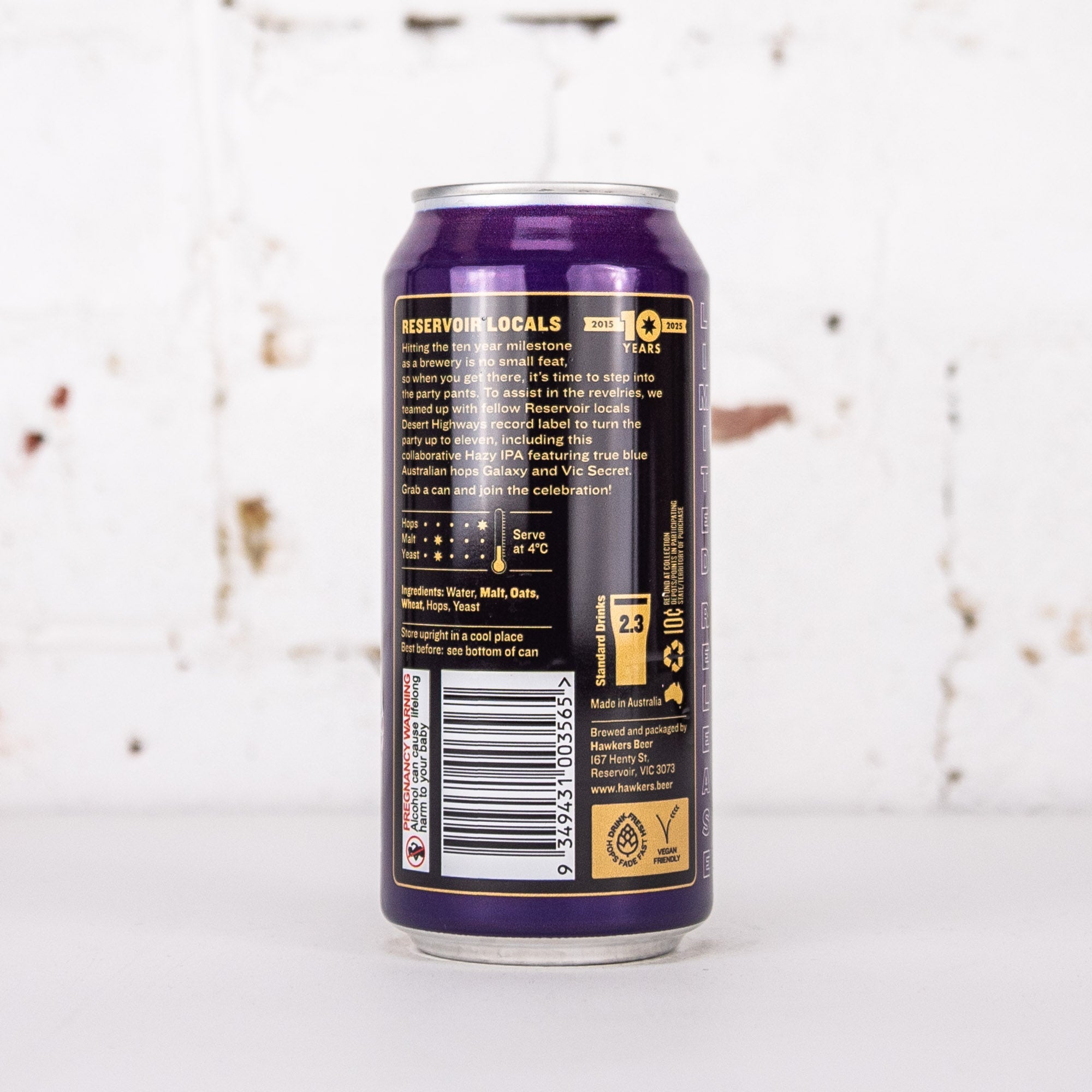 Hawkers - Reservoir Locals Hazy IPA