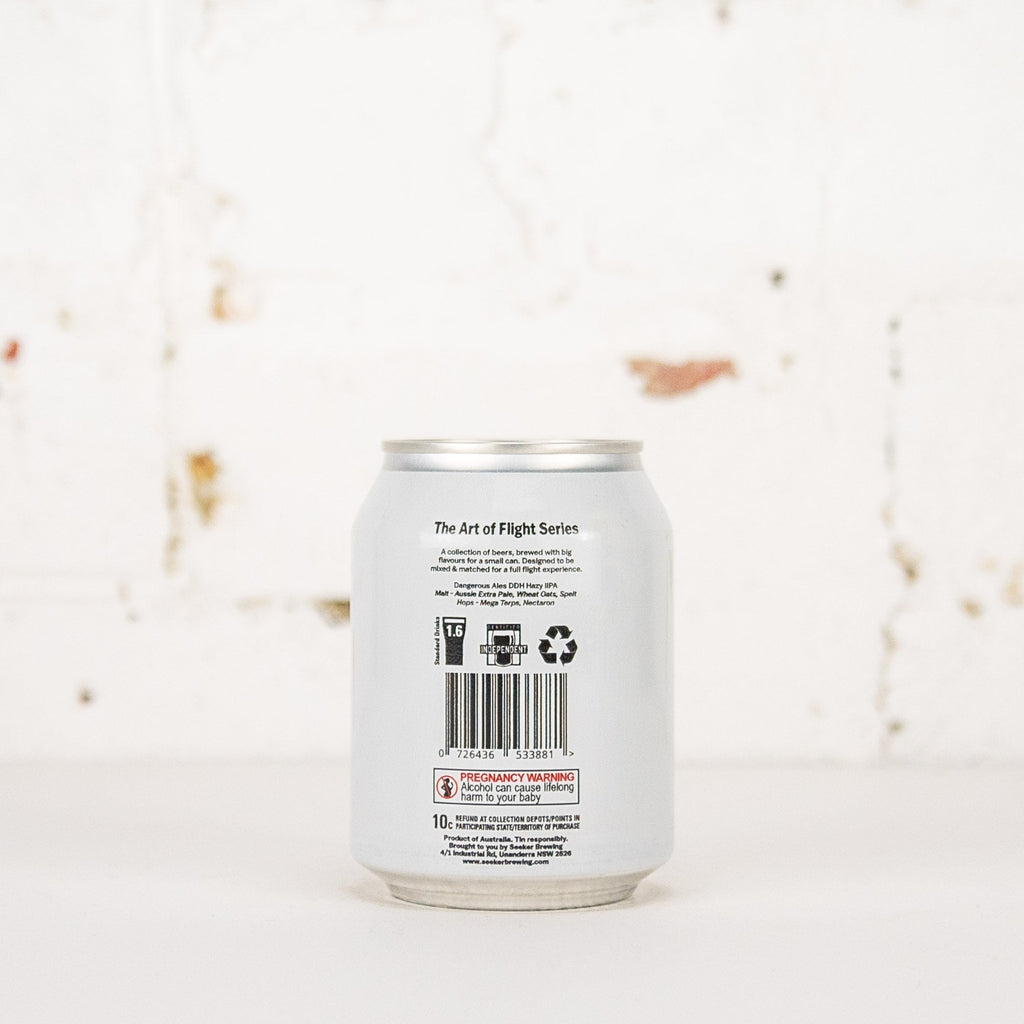 Seeker x Dangerous Ales 'DDH Hazy IIPA' 250ml