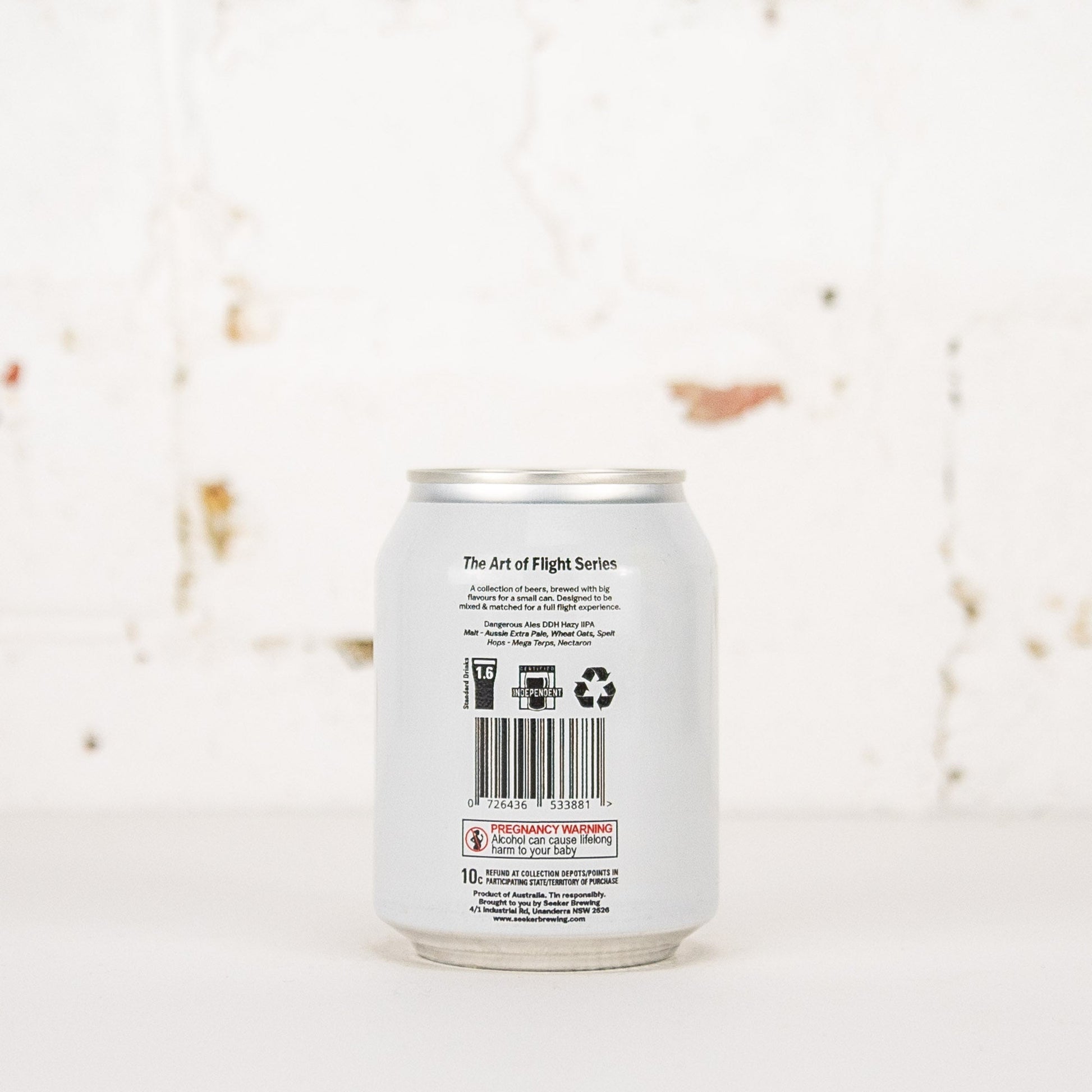 Seeker x Dangerous Ales 'DDH Hazy IIPA' 250ml