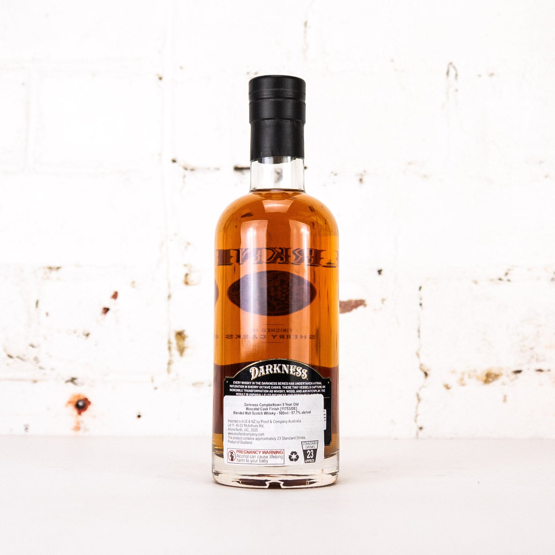 Darkness - Campbeltown 5 Year Old Moscatel Cask Finish 500ml