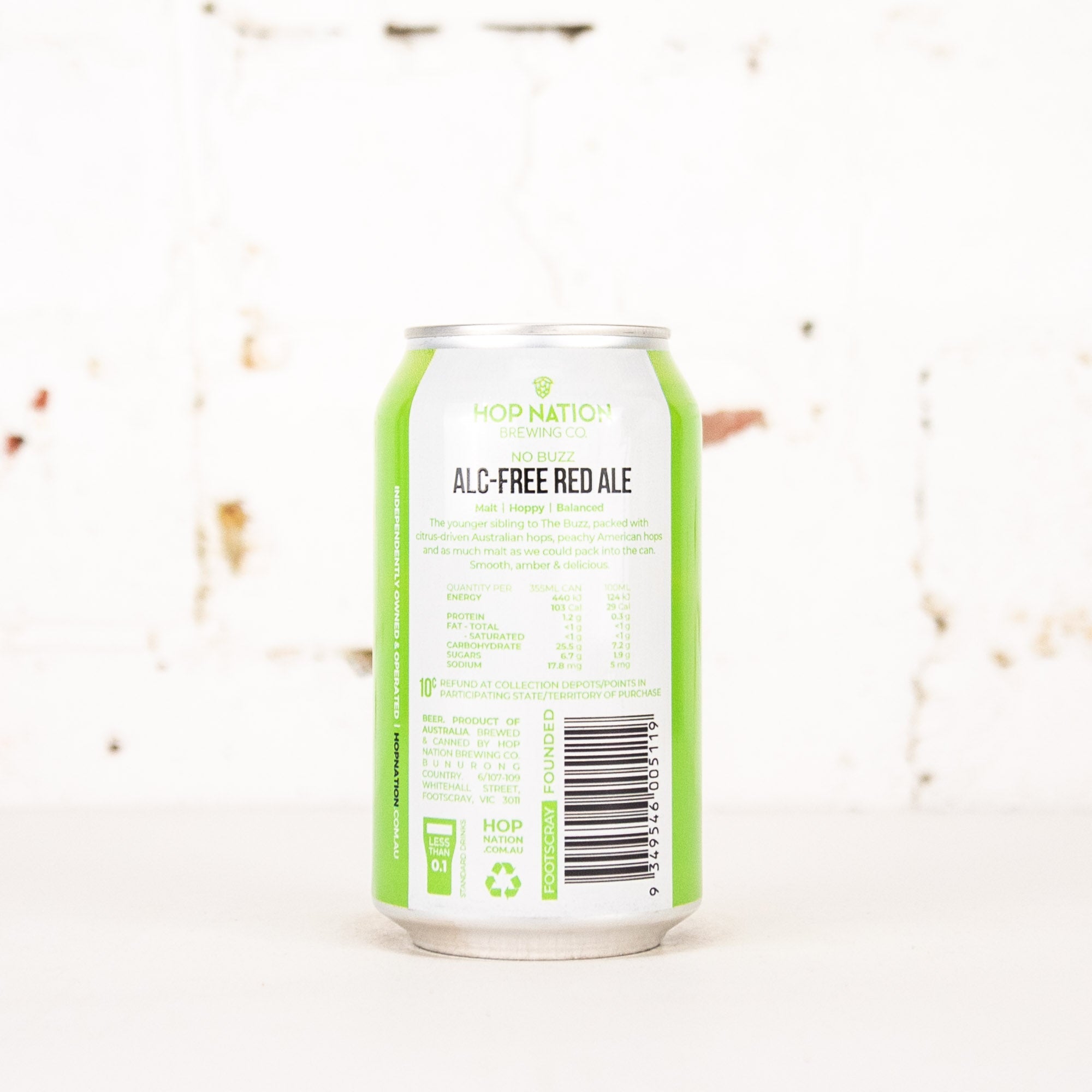 Hop Nation - No Buzz Non Alc American Red Ale