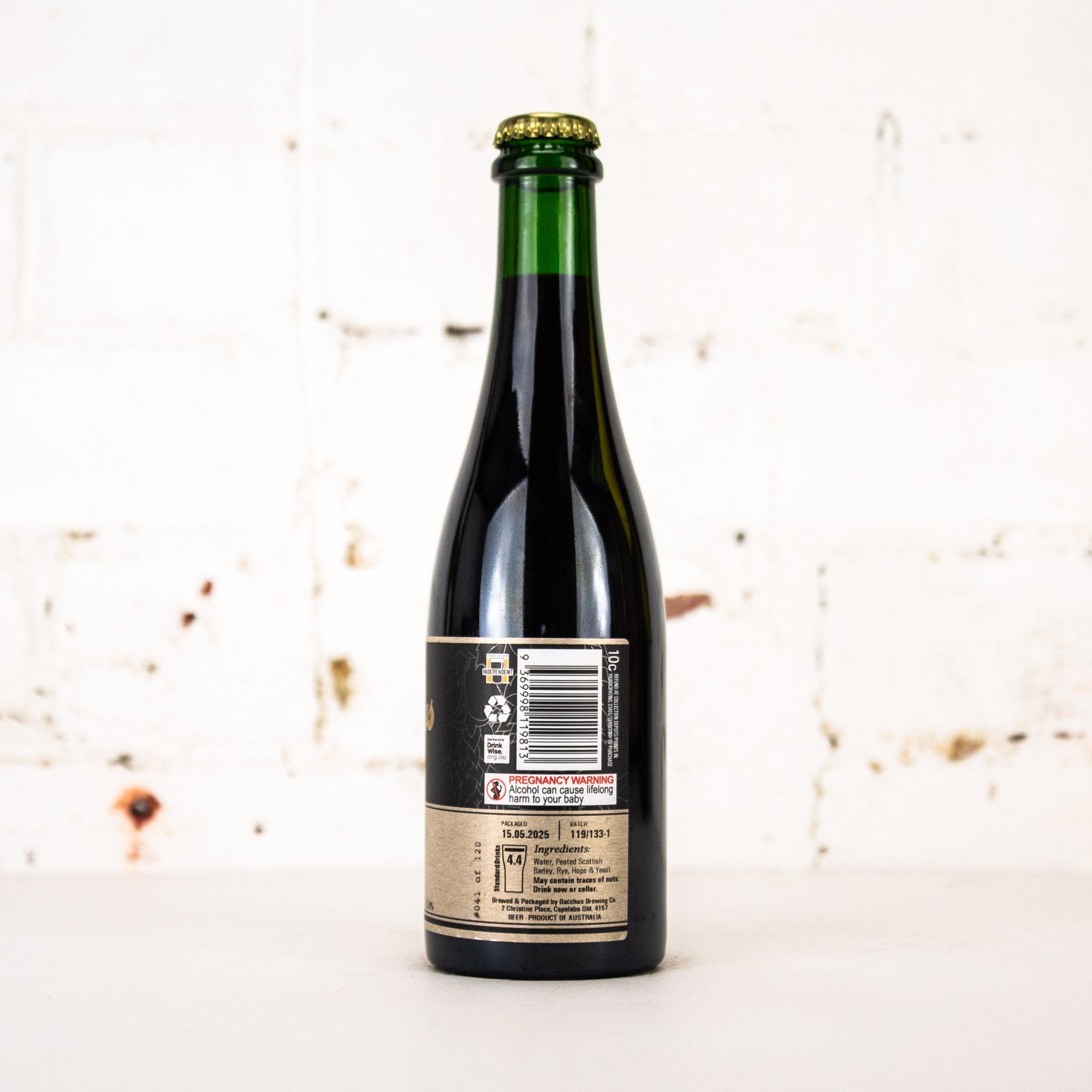 Bacchus x Carwyn Cellars 'Charlotte's Dark Web' Peated Scotch Barleywine 370ml (Bottle)