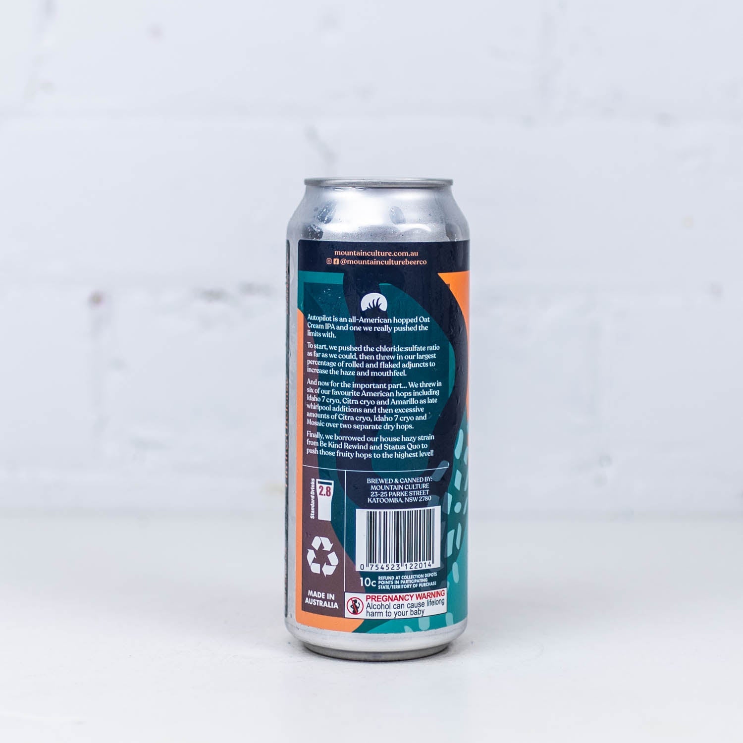 Mountain Culture - Autopilot Oat Cream IPA