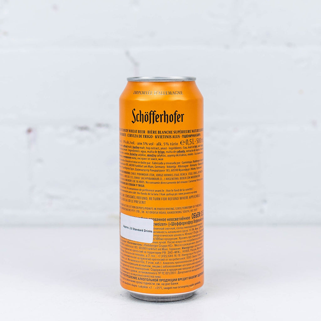 Schofferhofer - Hefeweizen Can 500ml