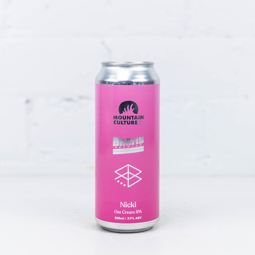 Mountain Culture x Banks x Range 'Nicki' Oat Cream IPA 500ml