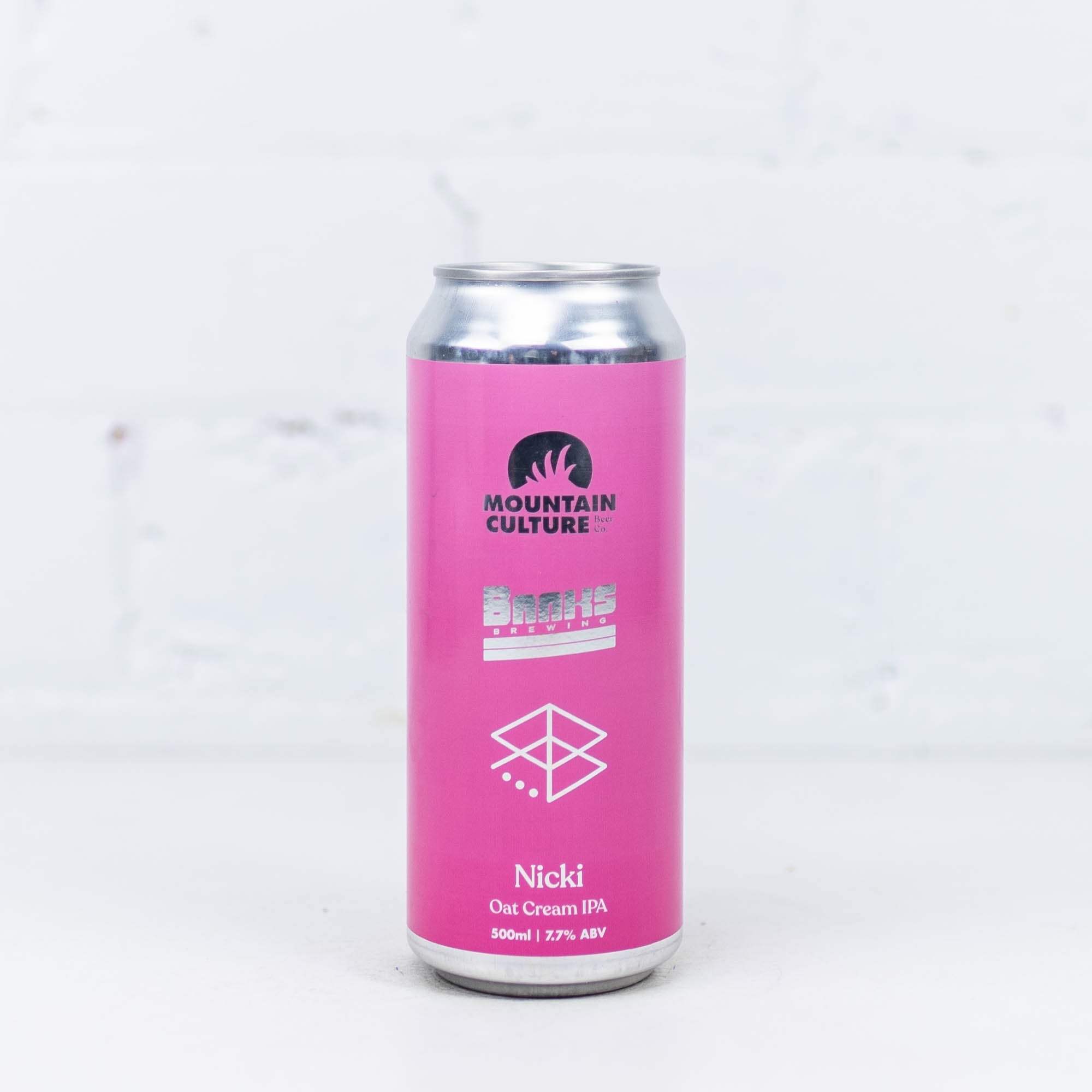 Mountain Culture x Banks x Range 'Nicki' Oat Cream IPA 500ml