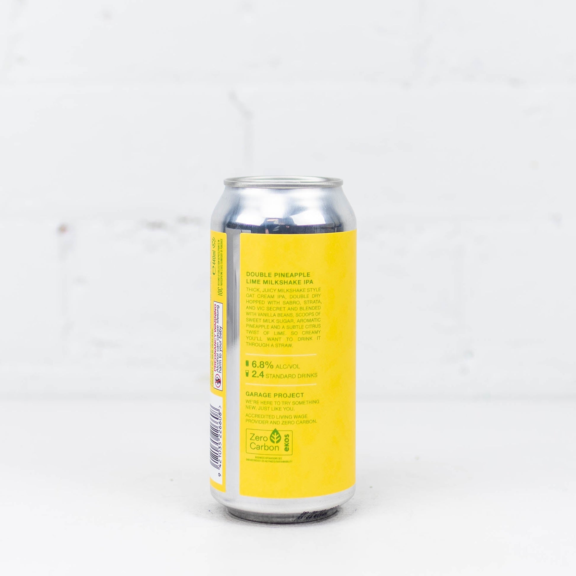 Garage Project - Double Pineapple Lime Milkshake IPA 440ml