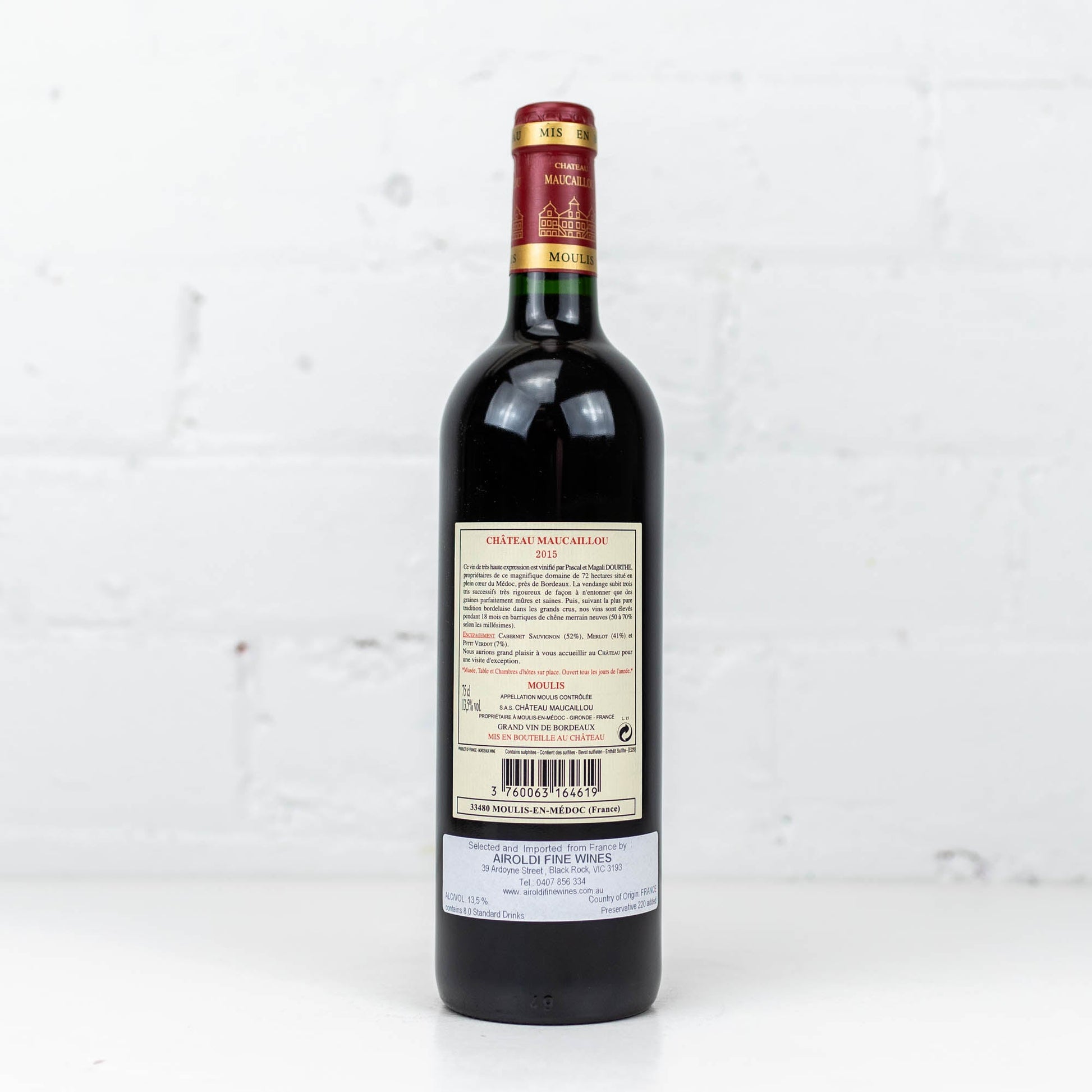 Chateau Maucaillou - Moulis 2015 750ml