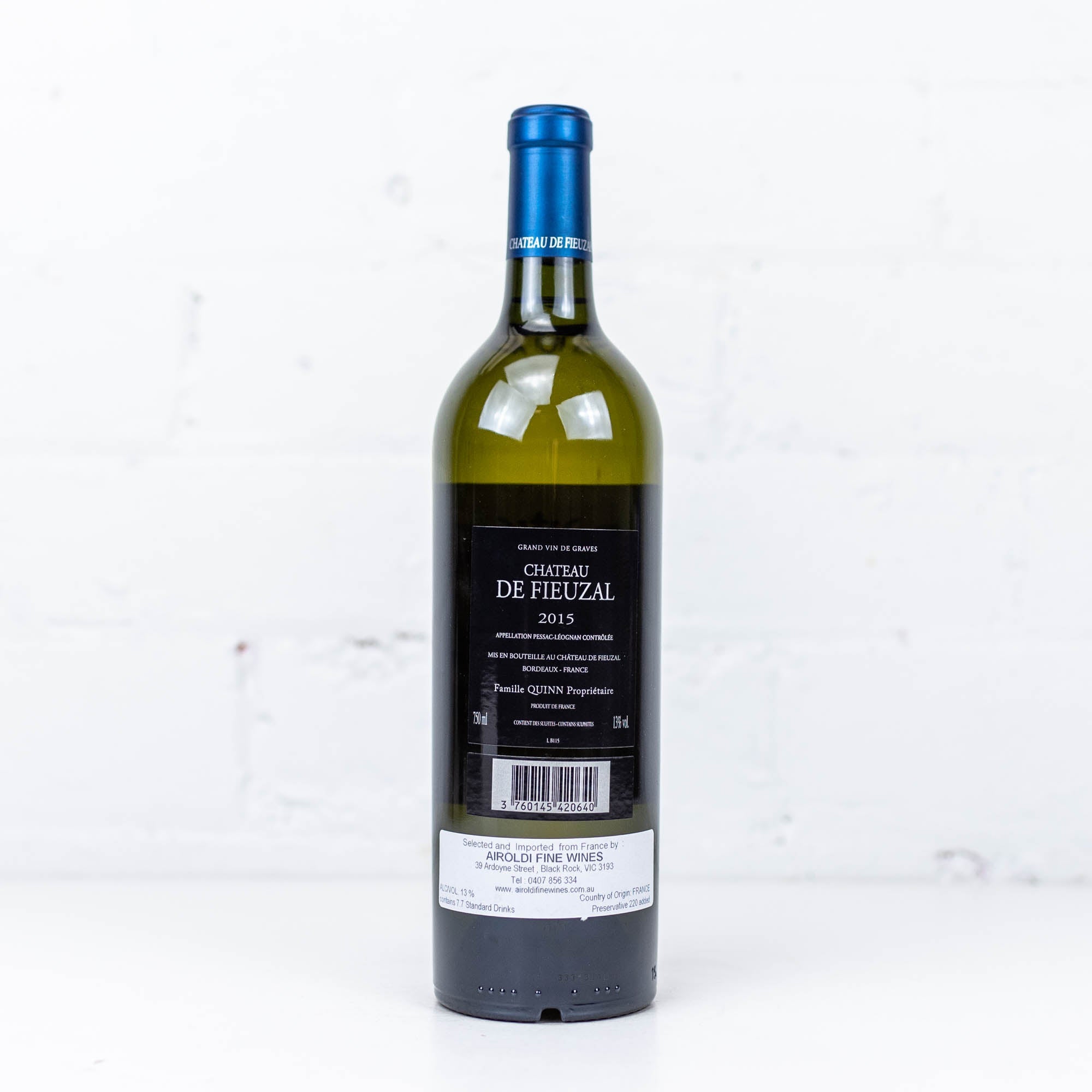 Chateau de Fieuzal - Grand Vin de Graves Pessac-Leognan 2015