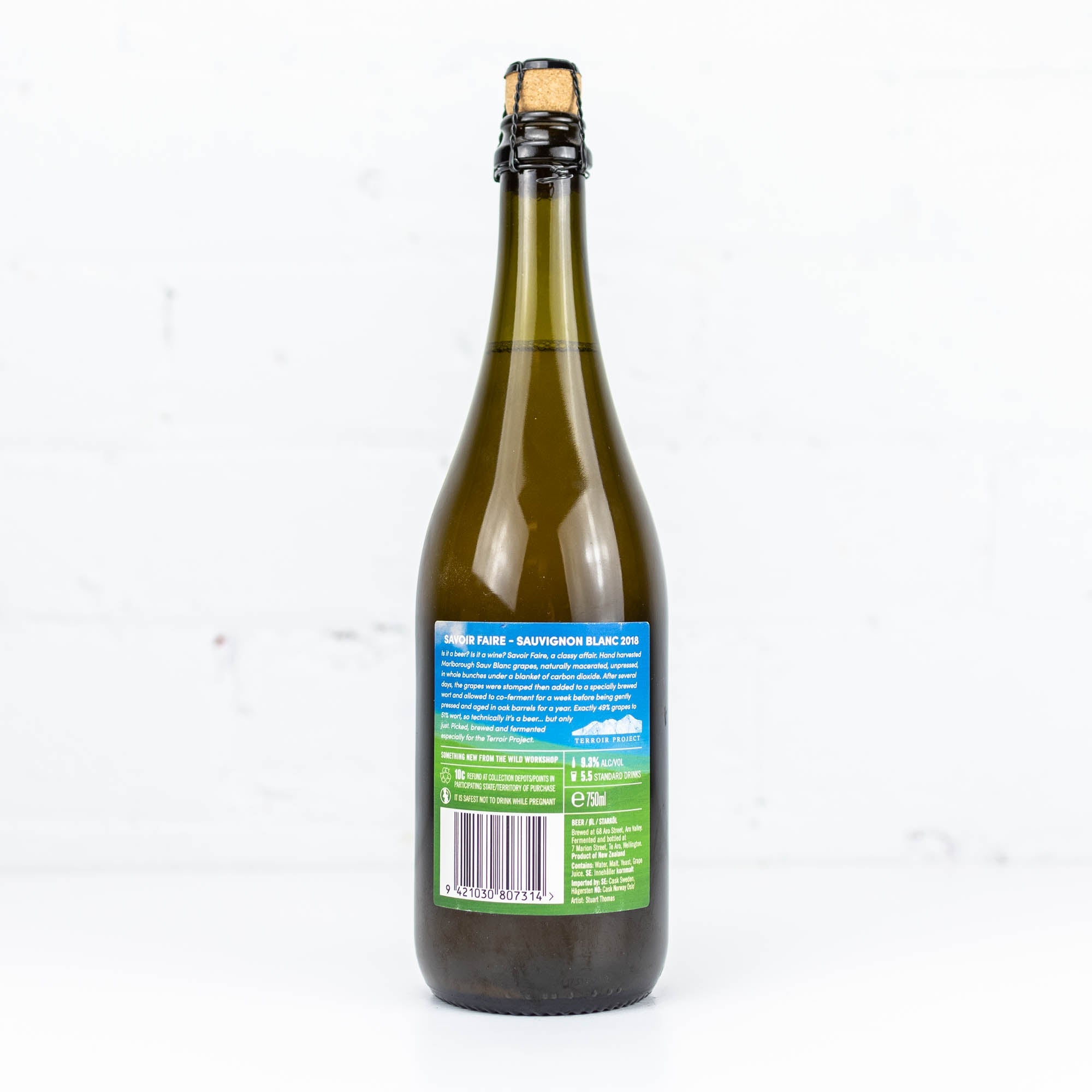 Garage Project - Savoir Faire? Sauvignon Blanc 2018 750ml