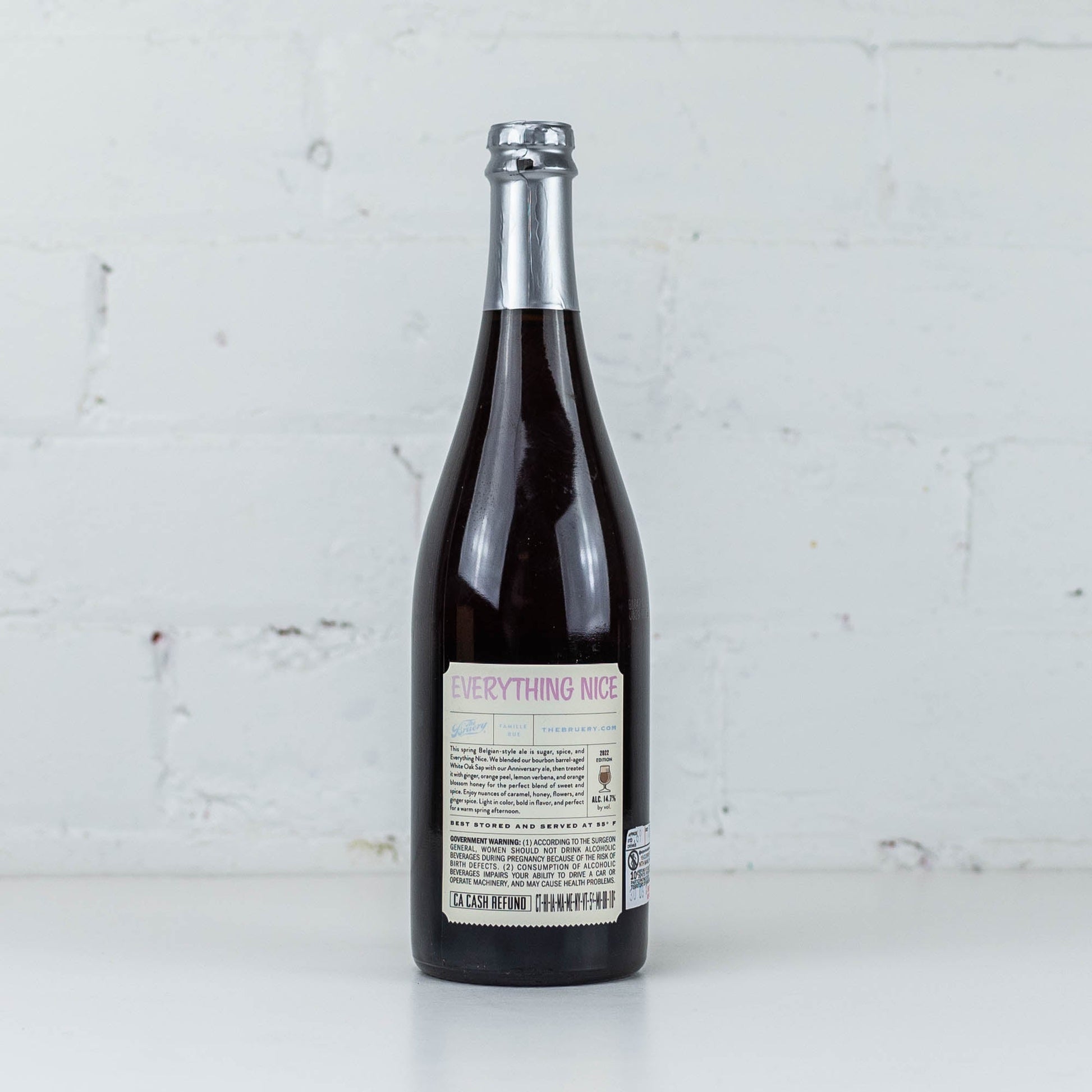 The Bruery - Everything Nice Bourbon BA Spiced Belgian Ale 750ml