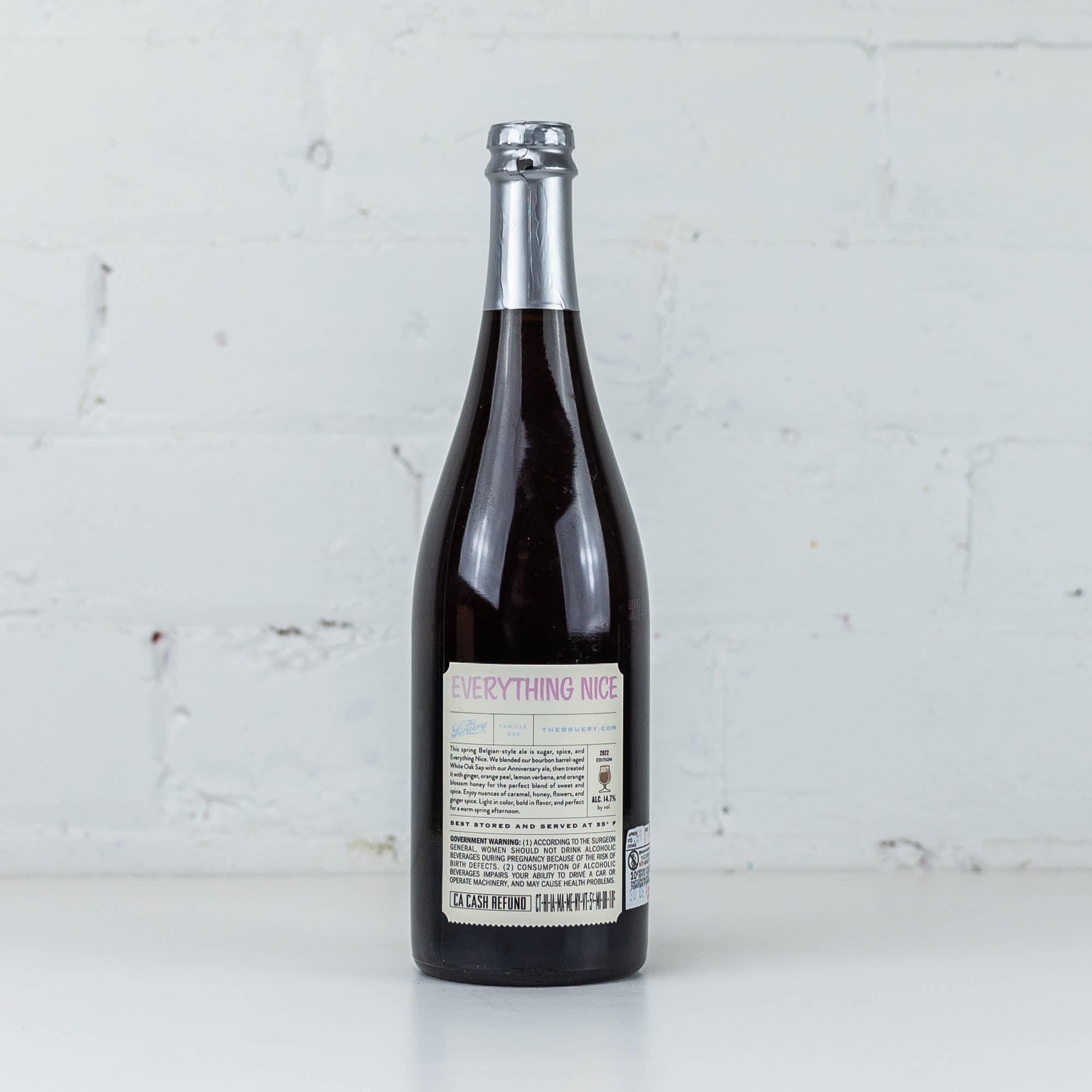 The Bruery - Everything Nice Bourbon BA Spiced Belgian Ale 750ml