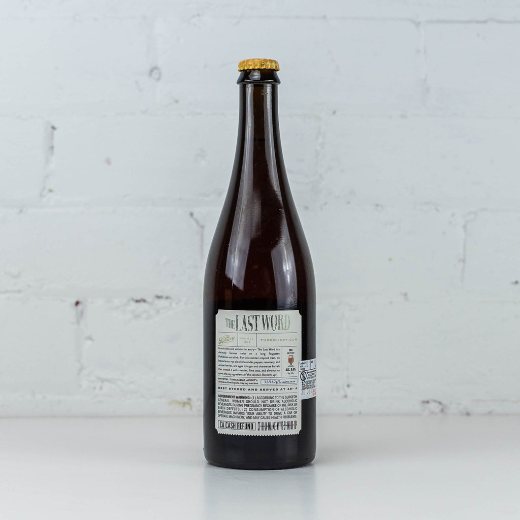 The Bruery - The Last Word Sour Rye Ale 750ml