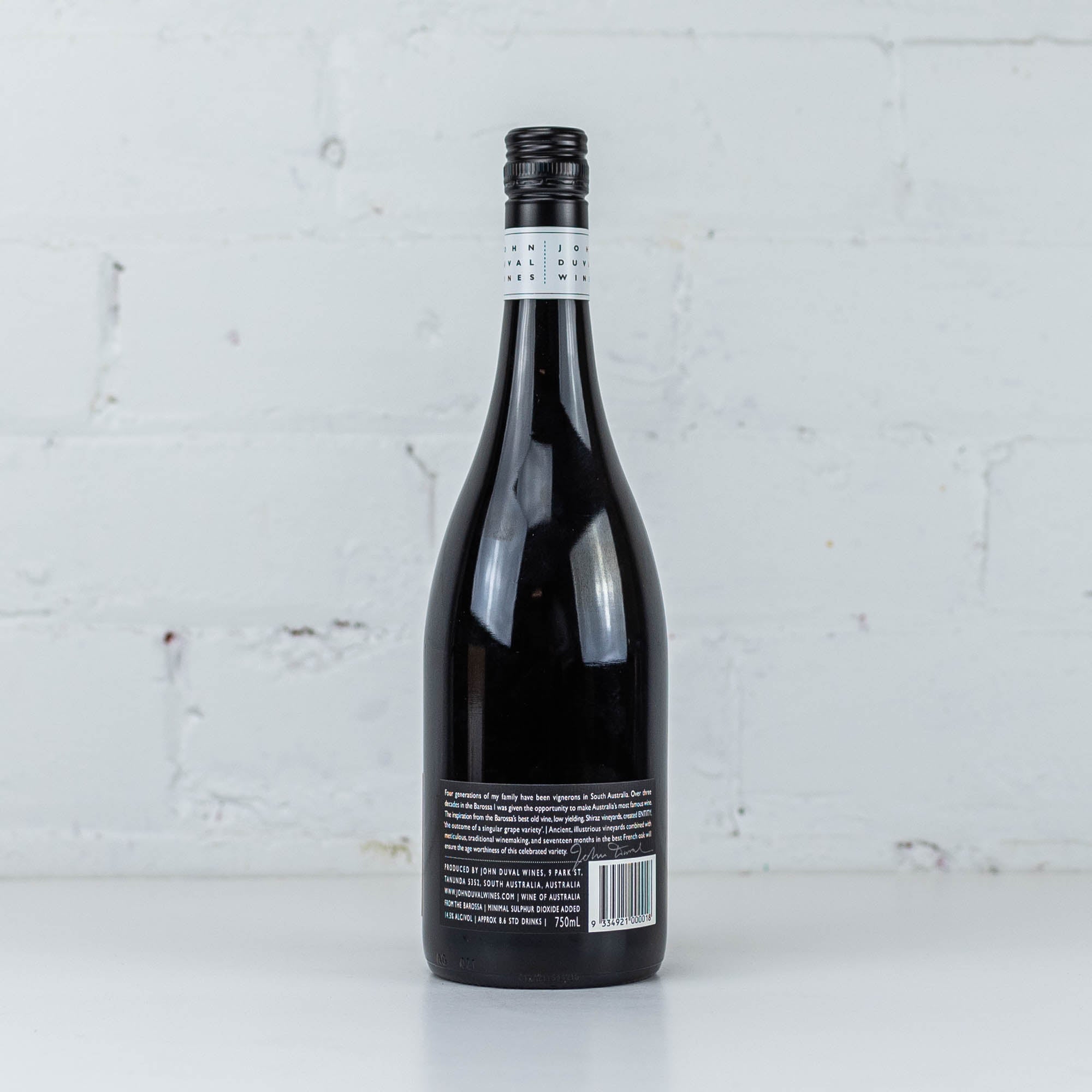 John Duval - Entity Shiraz 2021 750ml