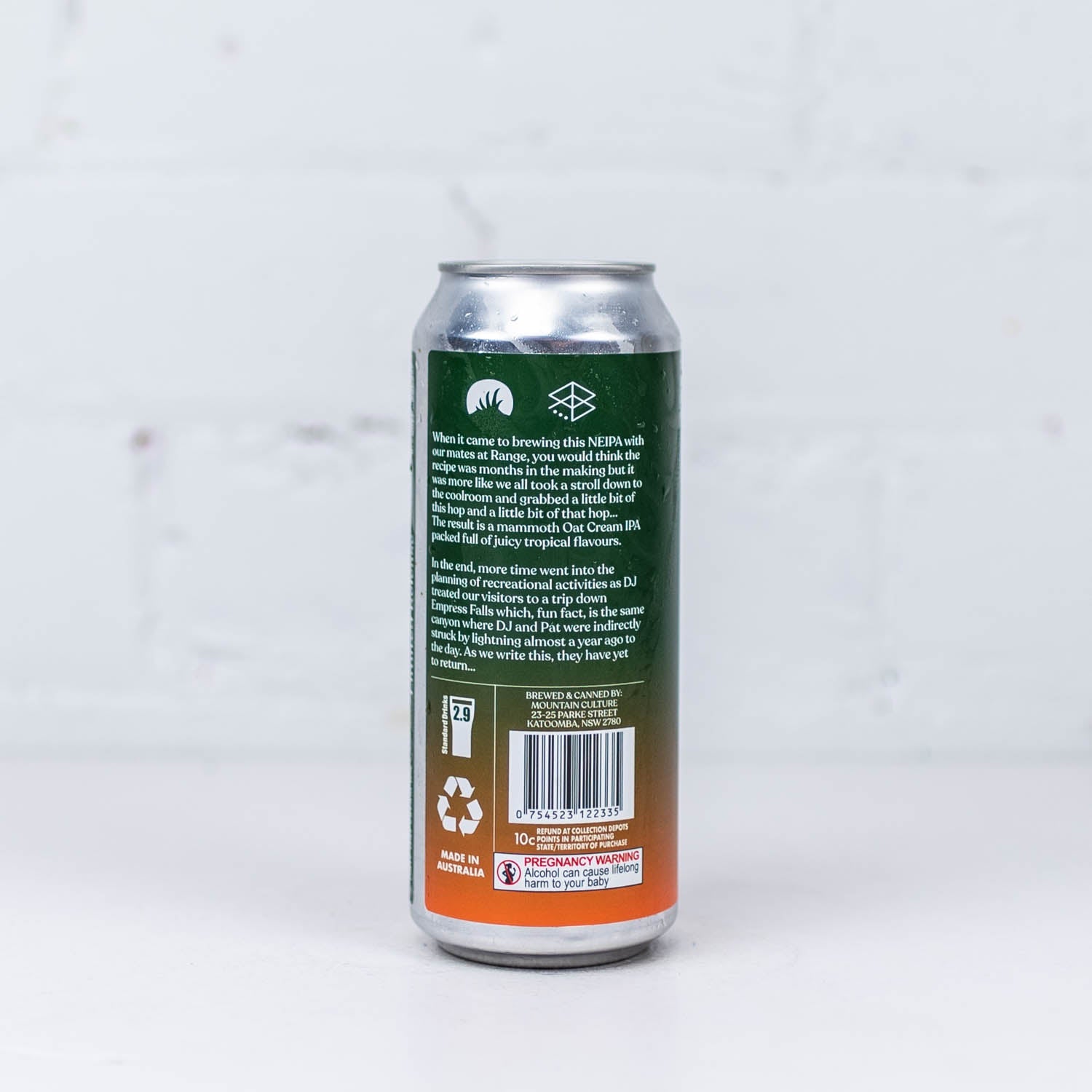 Mountain Culture x Range 'Little Bit of This Little Bit of That' Oat Cream IPA