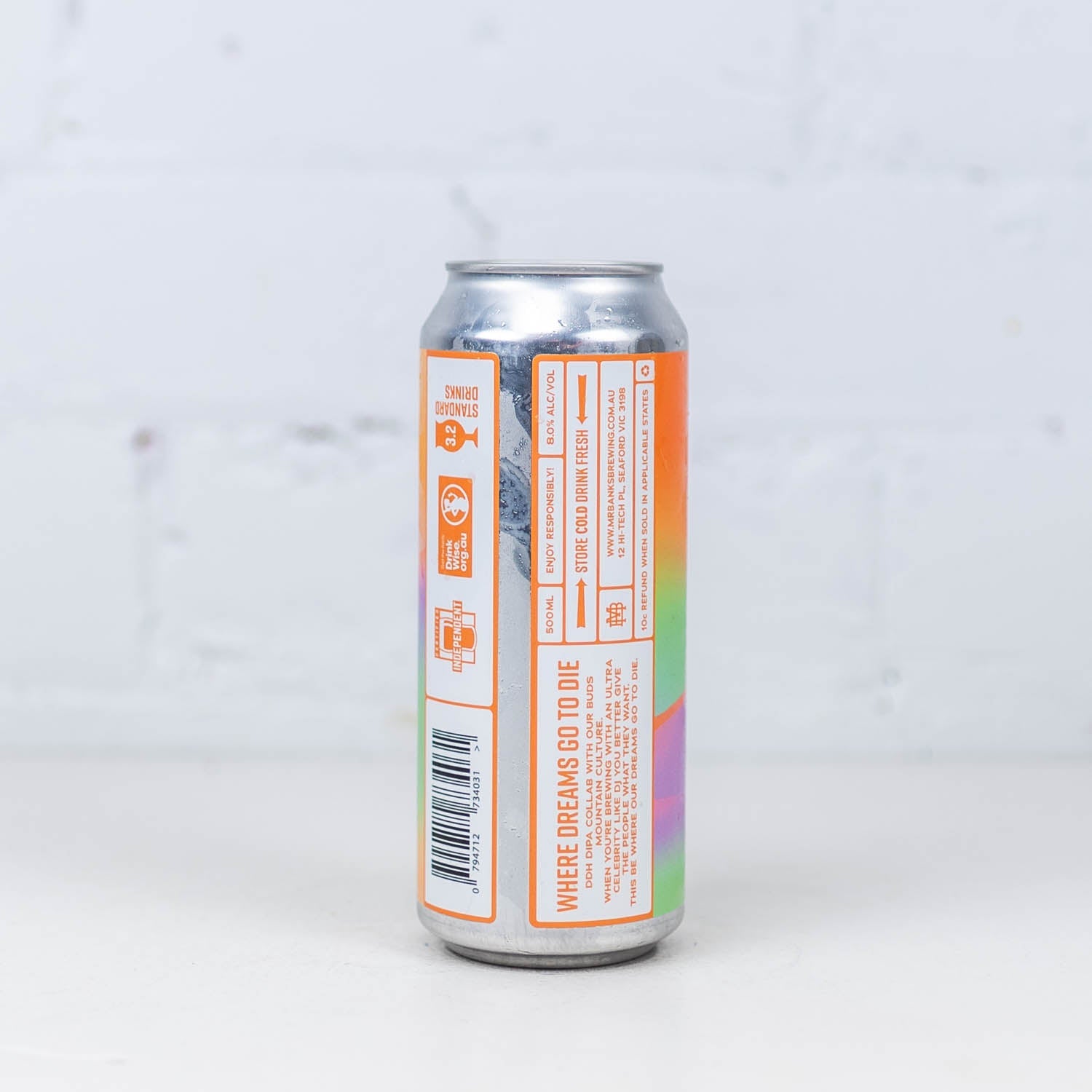 Mountain Culture x Banks Brewing 'Where Dreams Go To Die' DDH DIPA