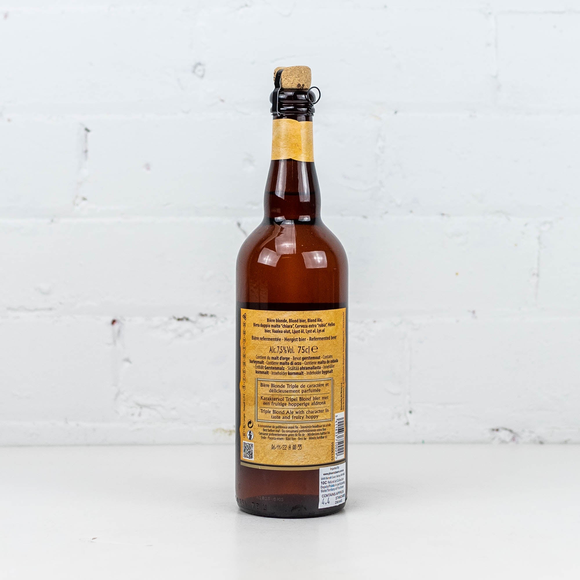 Brasserie du Bocq - Triple Moine 750ml