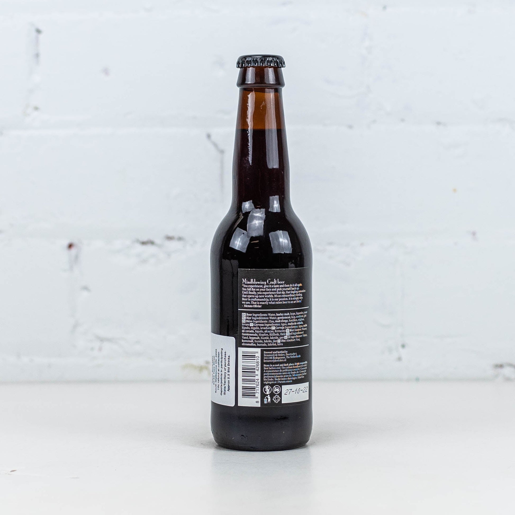 De Molen x Uiltje Hop & Drop Imperial Porter 330ml