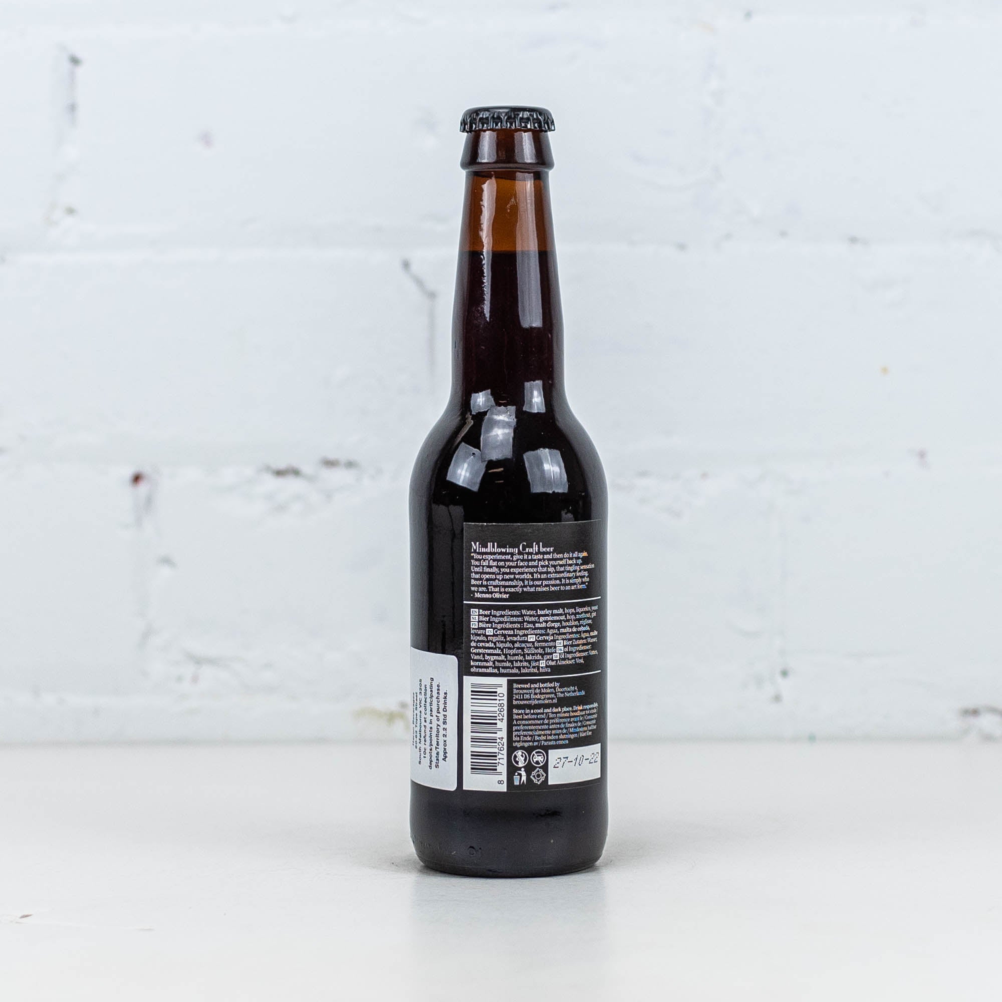 De Molen x Uiltje Hop & Drop Imperial Porter 330ml
