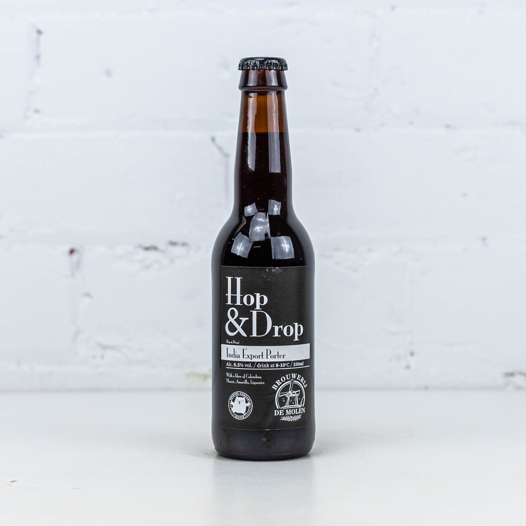 De Molen x Uiltje Hop & Drop Imperial Porter 330ml