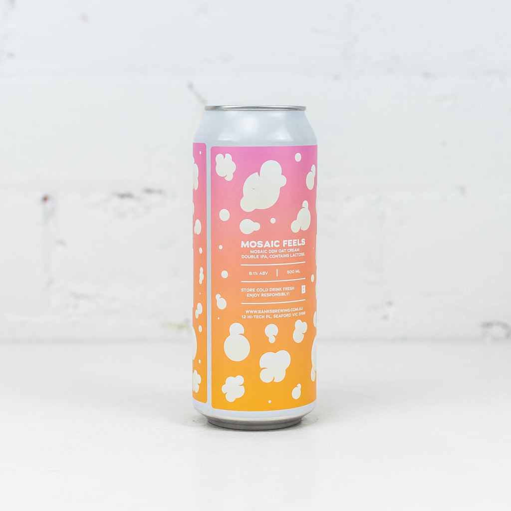 Banks - Mosaic Feels DDH Oat Cream DIPA 500ml