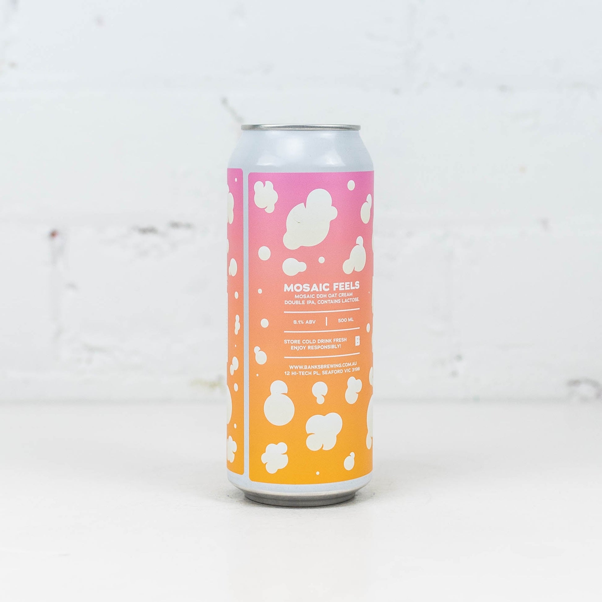 Banks - Mosaic Feels DDH Oat Cream DIPA 500ml