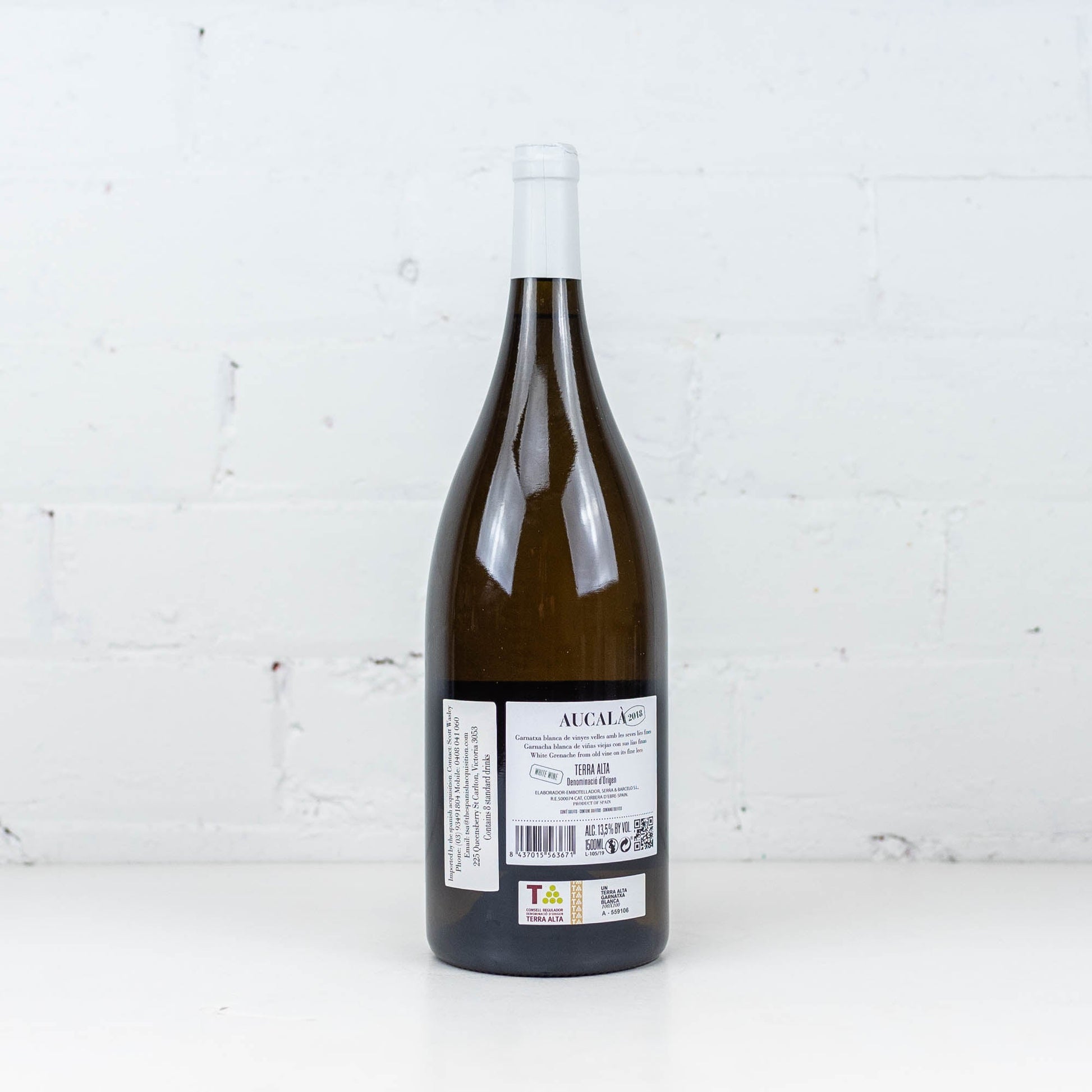 Serra & Barcelo - Aucala Garnatxa Blanca 2018 1.5L