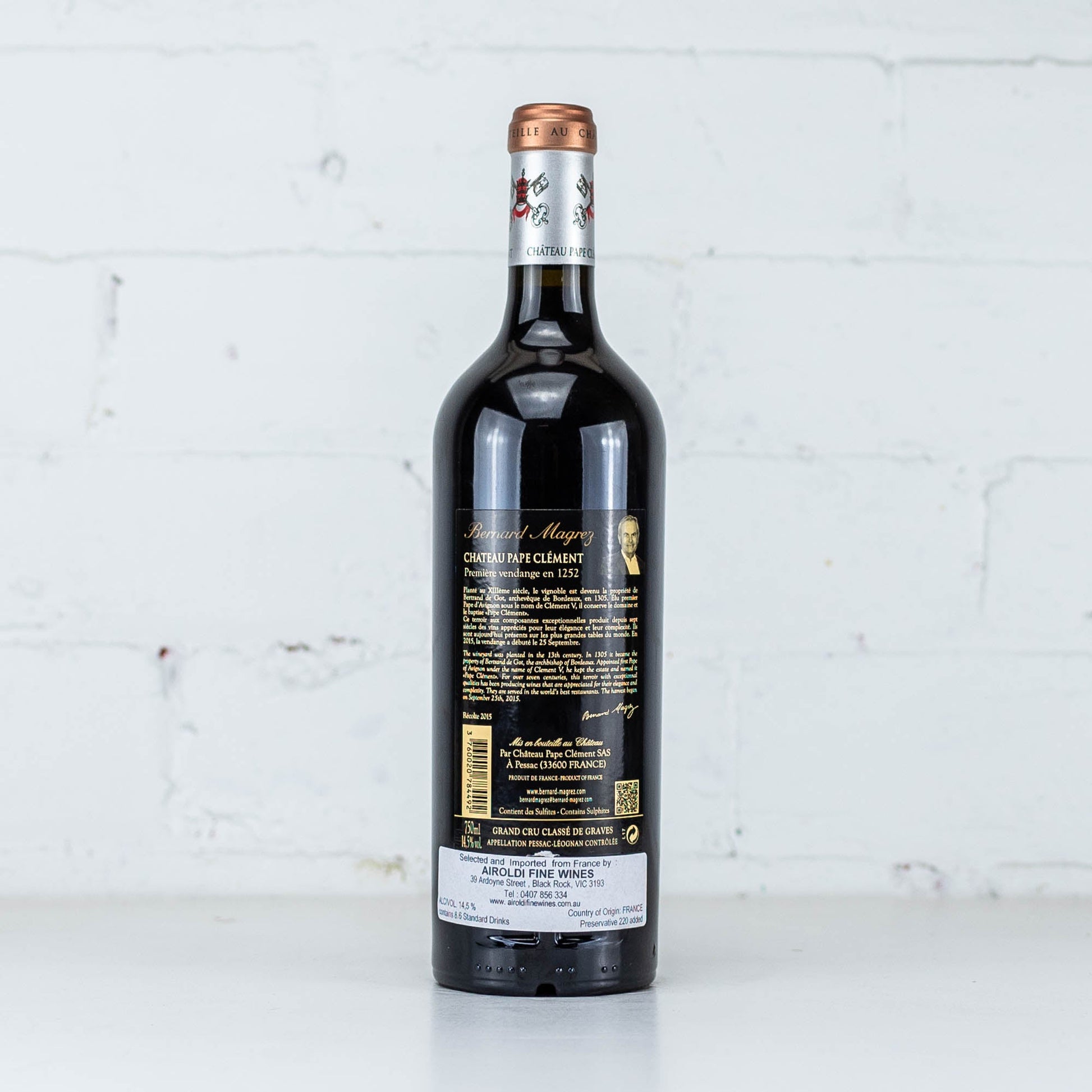 Chateau Pape Clement - Rouge 2015 750mL