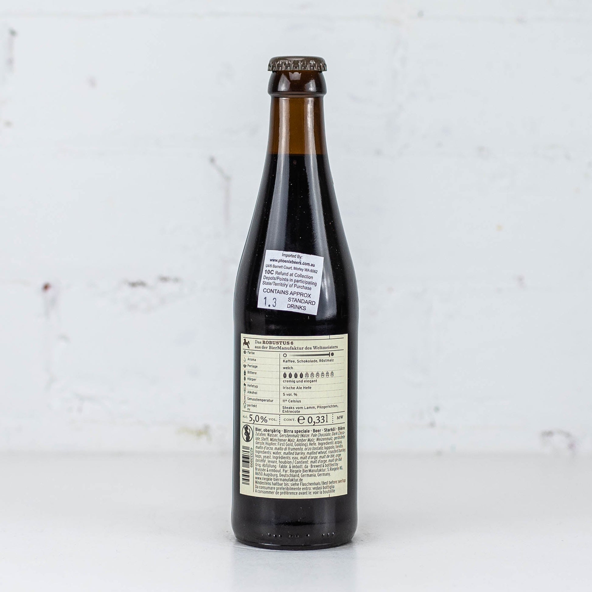 Riegele - Robustus 6 Porter 330ml