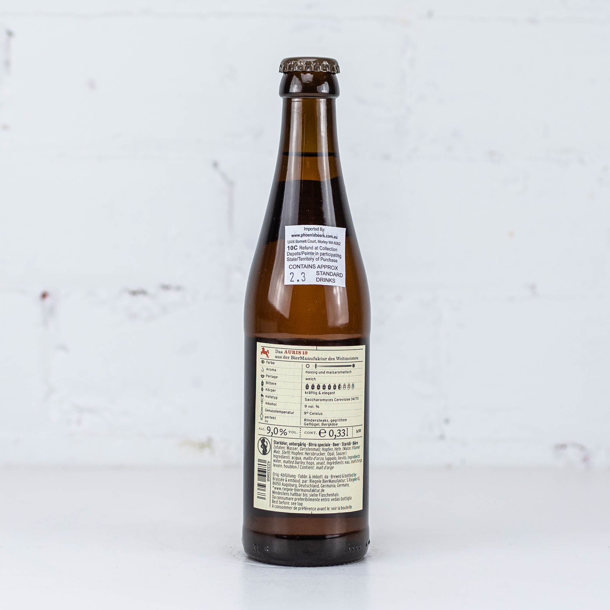 Riegele - Auris 19 Doppelbock 330ml