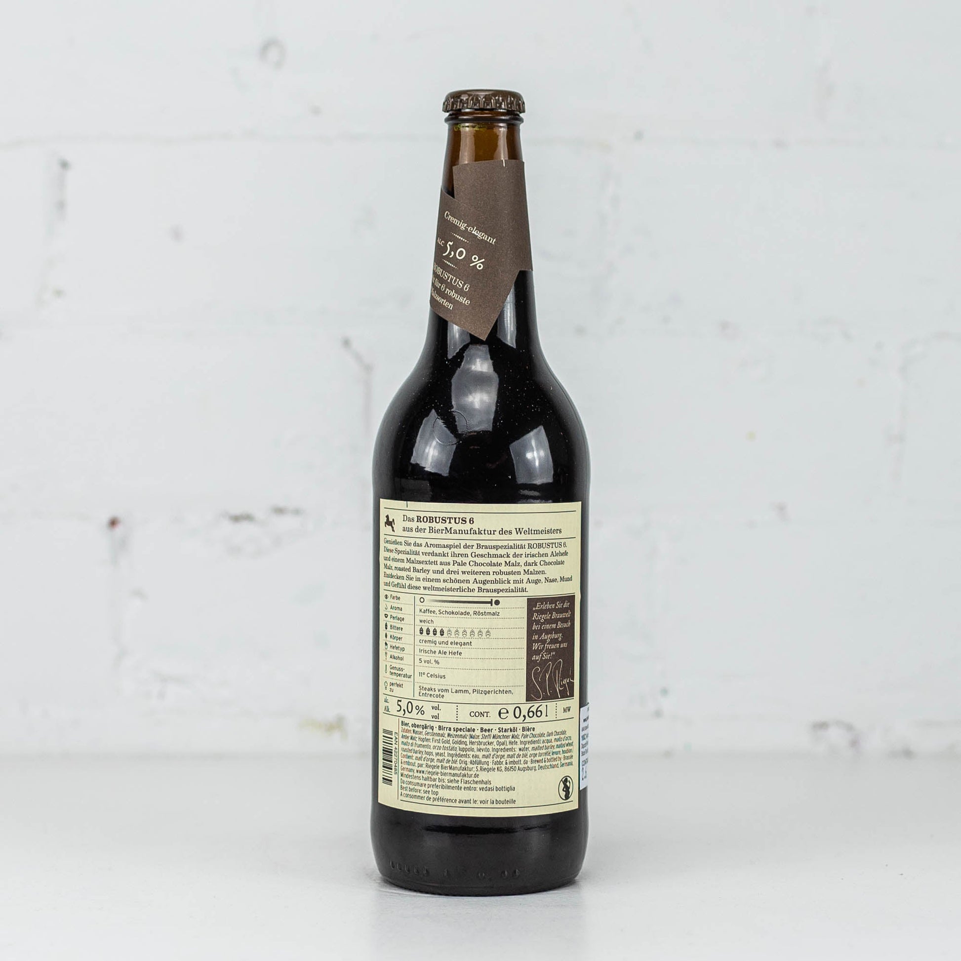 Riegele - Robustus 6 Porter 660ml