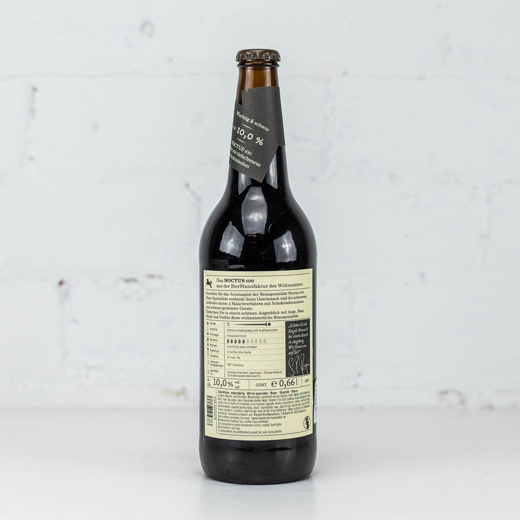 Riegele - Noctus 100 Stout 660ml