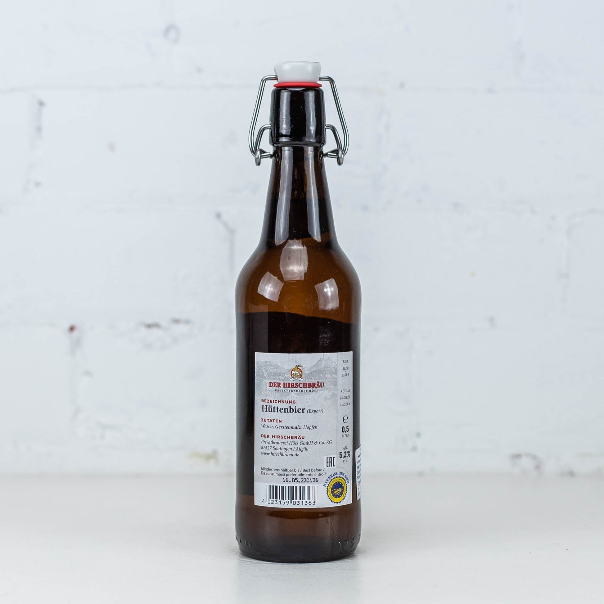 Der Hirschbrau - Allgauer Huttenbier 500ml