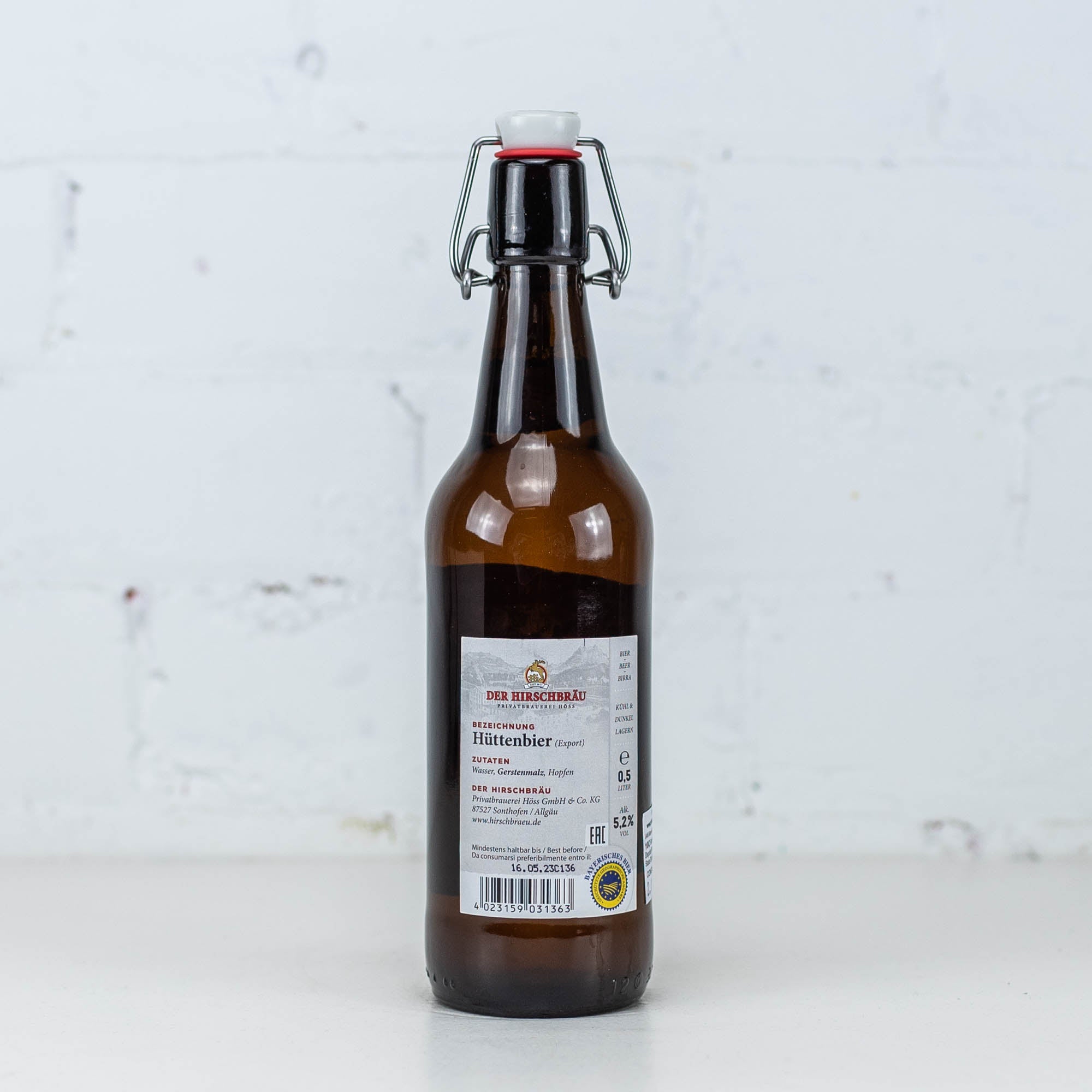 Der Hirschbrau - Allgauer Huttenbier 500ml