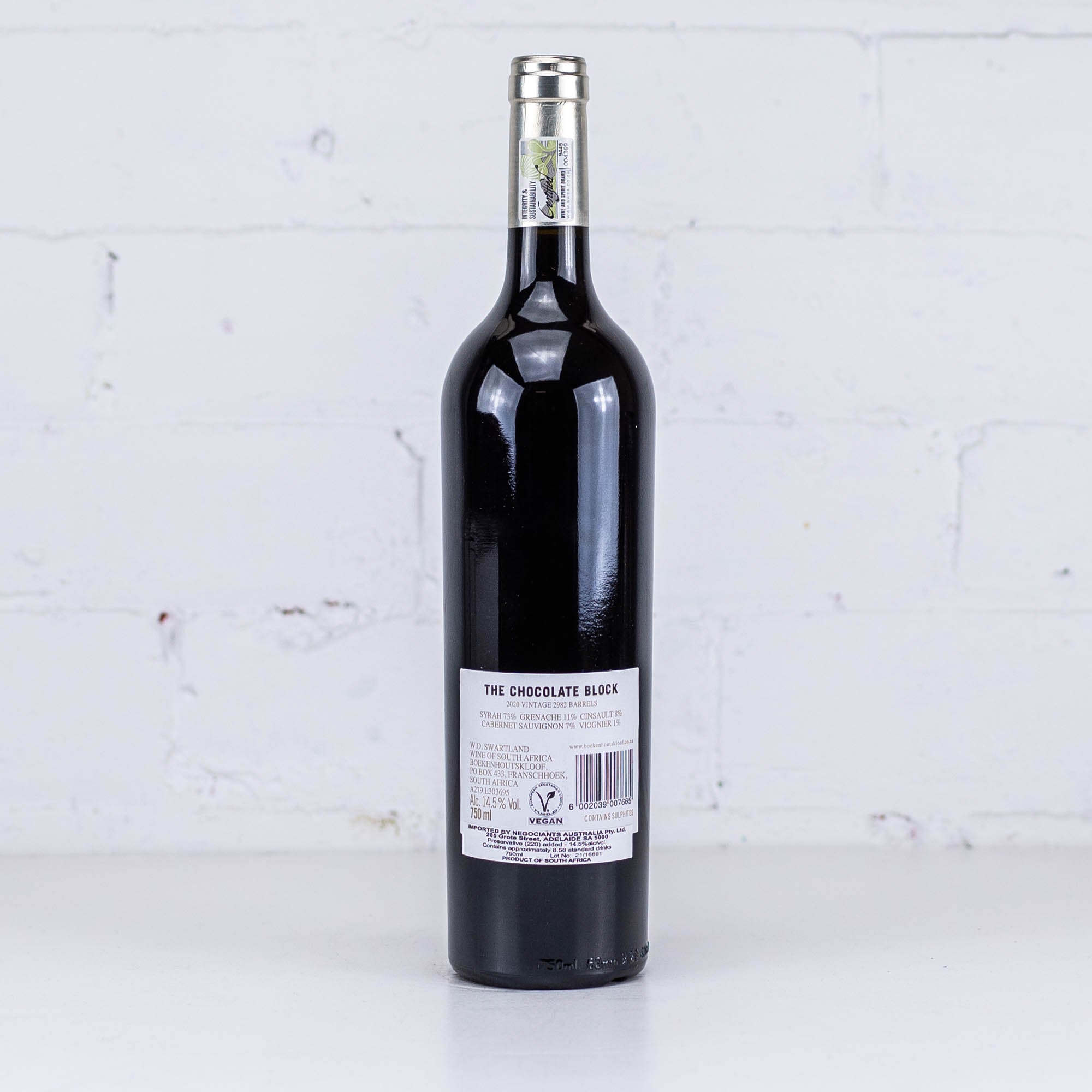 Boekenhoutskloof - The Chocolate Block 2020 750ml