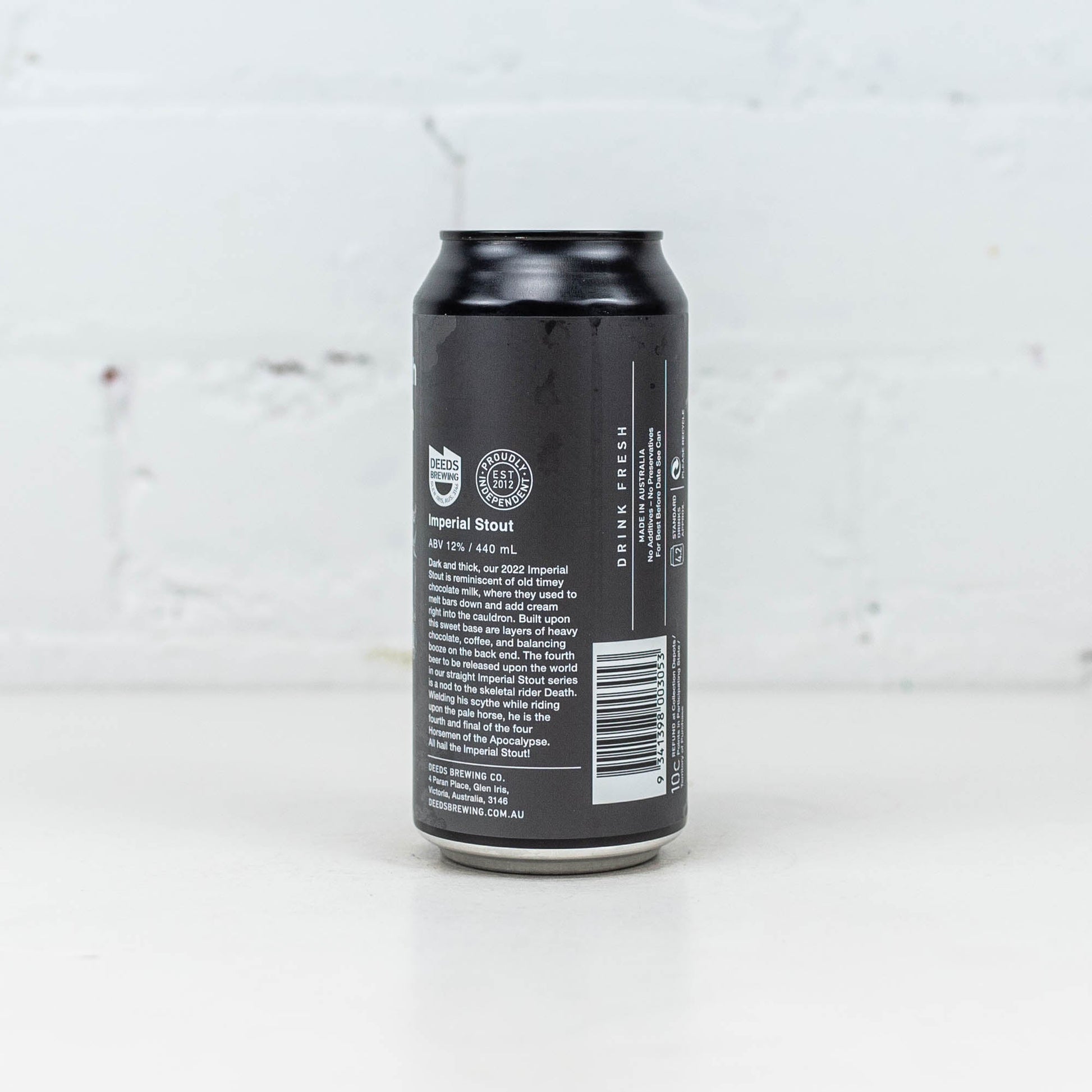 Deeds - The Fourth Horseman 2022 Imperial Stout
