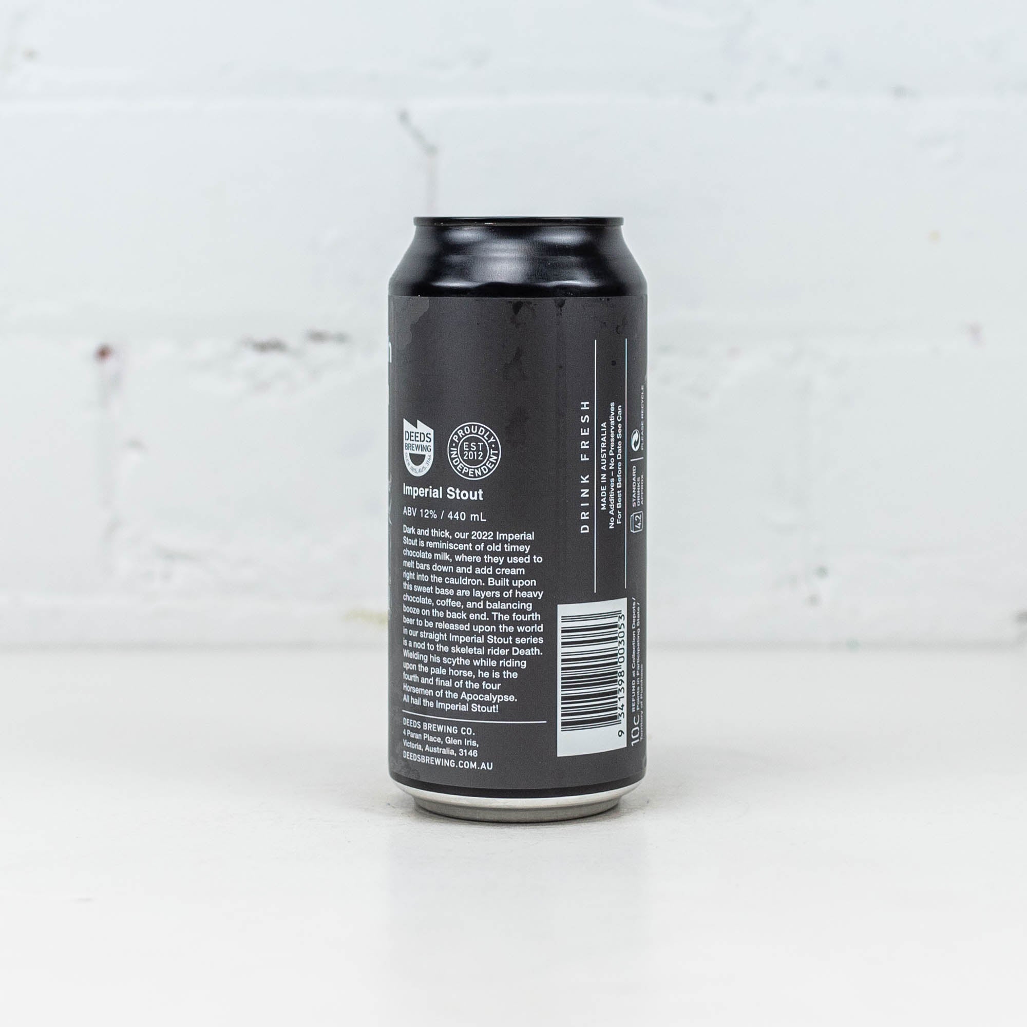 Deeds - The Fourth Horseman 2022 Imperial Stout