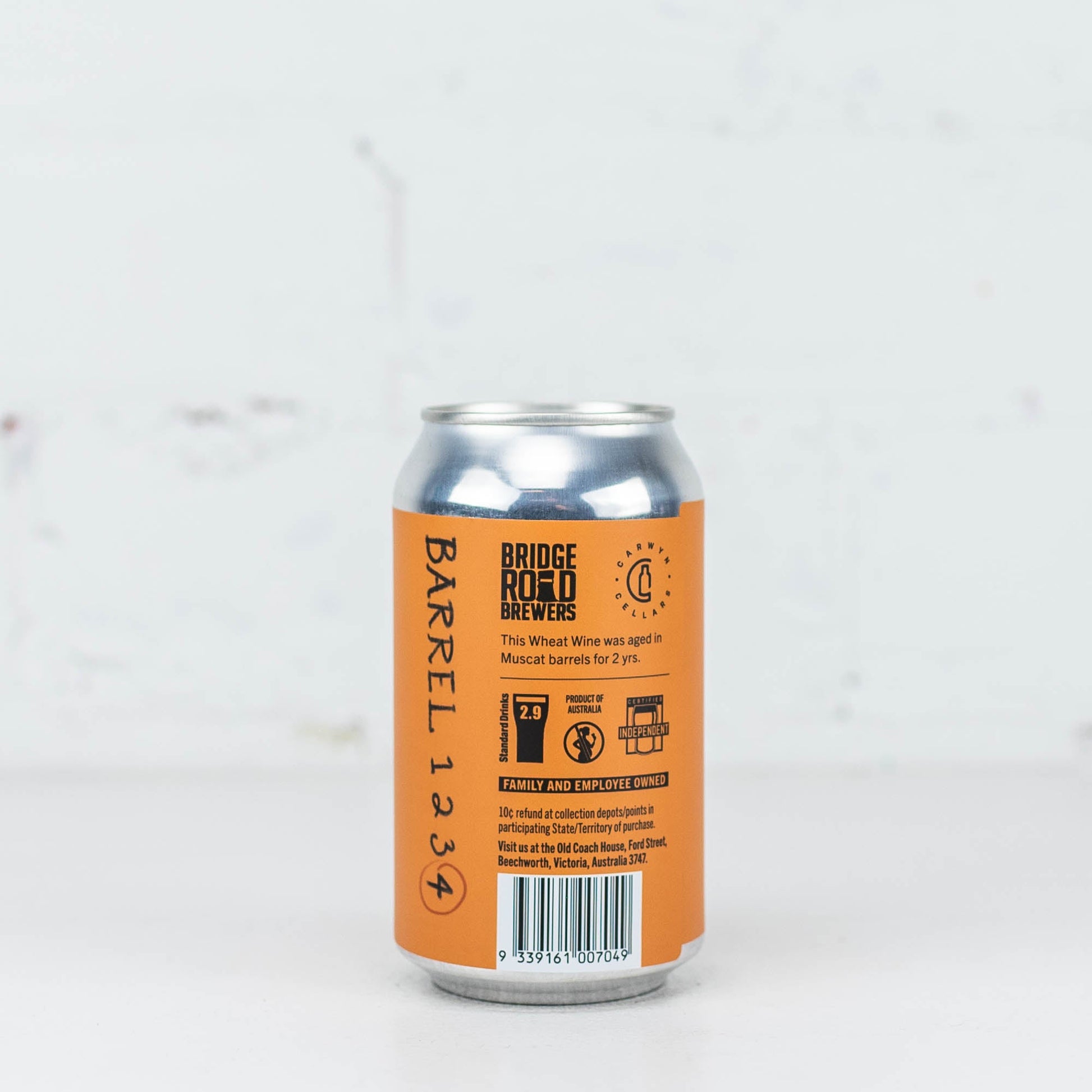 Bridge Road x Carwyn Cellars 'Muscat BA Wheat Wine'