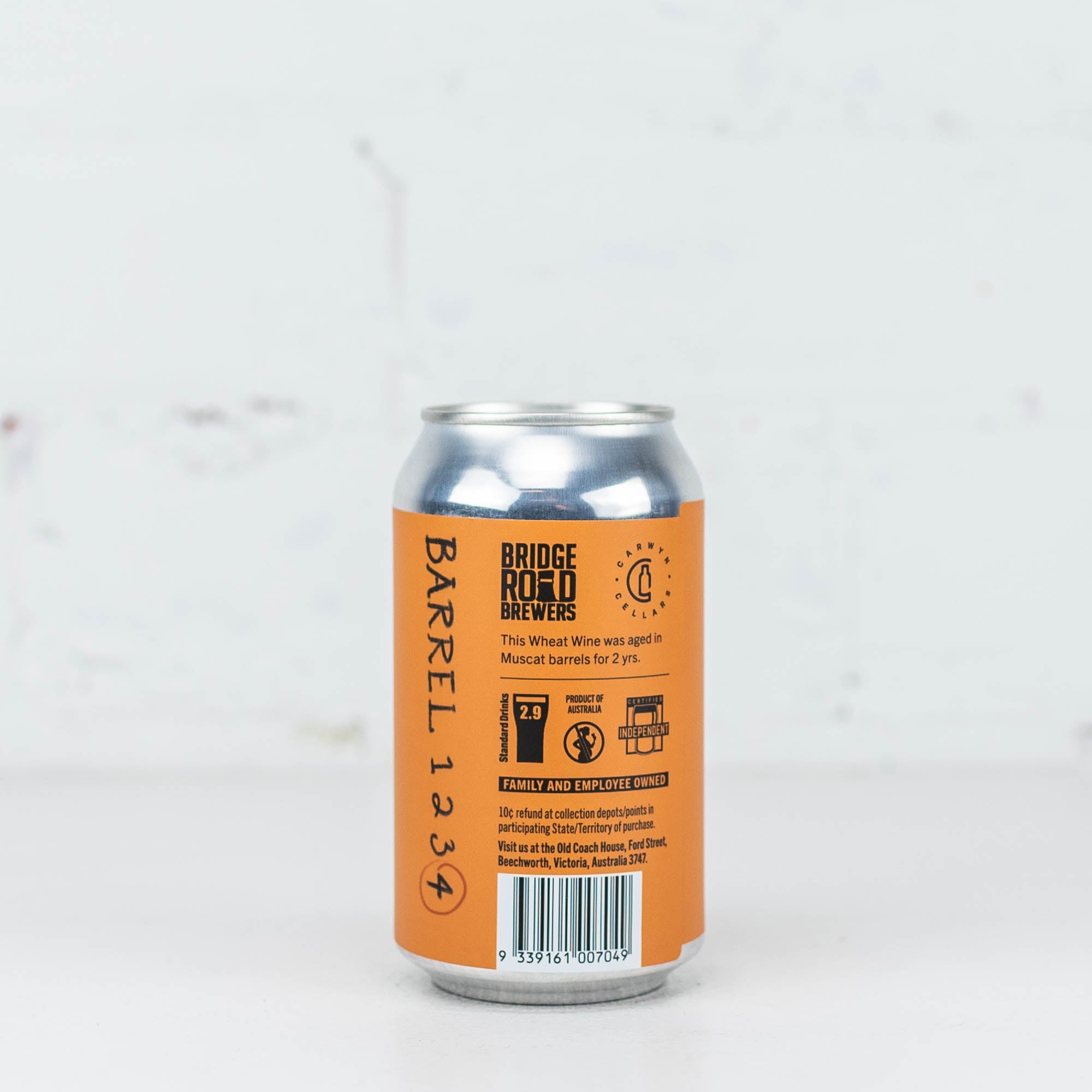 Bridge Road x Carwyn Cellars 'Muscat BA Wheat Wine'