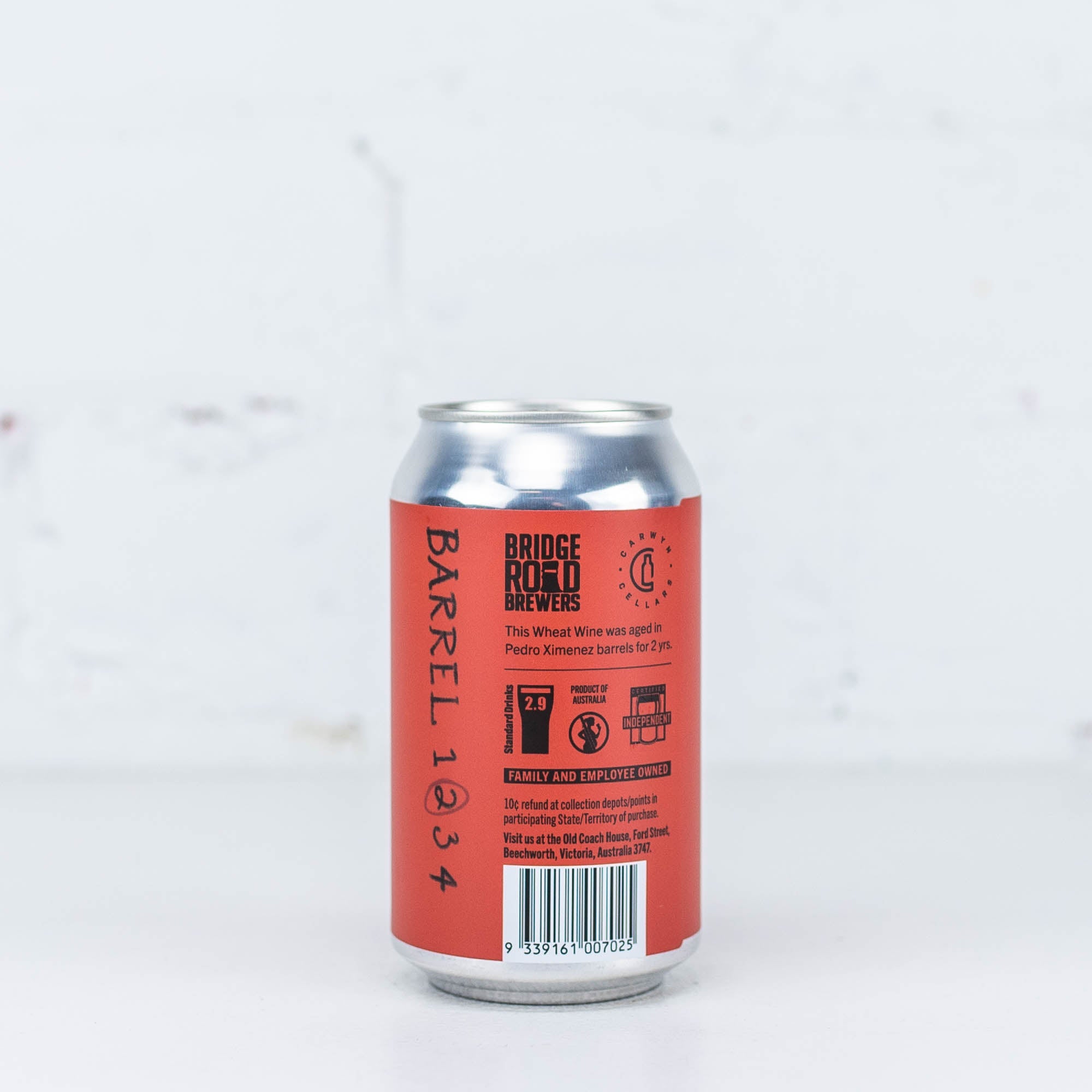Bridge Road x Carwyn Cellars 'Pedro Ximenez BA Wheat Wine'