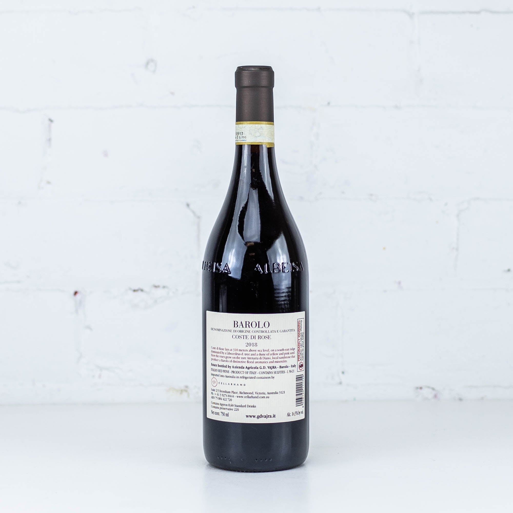 G.D. Vajra - Barolo Coste di Rose 2018 750ml