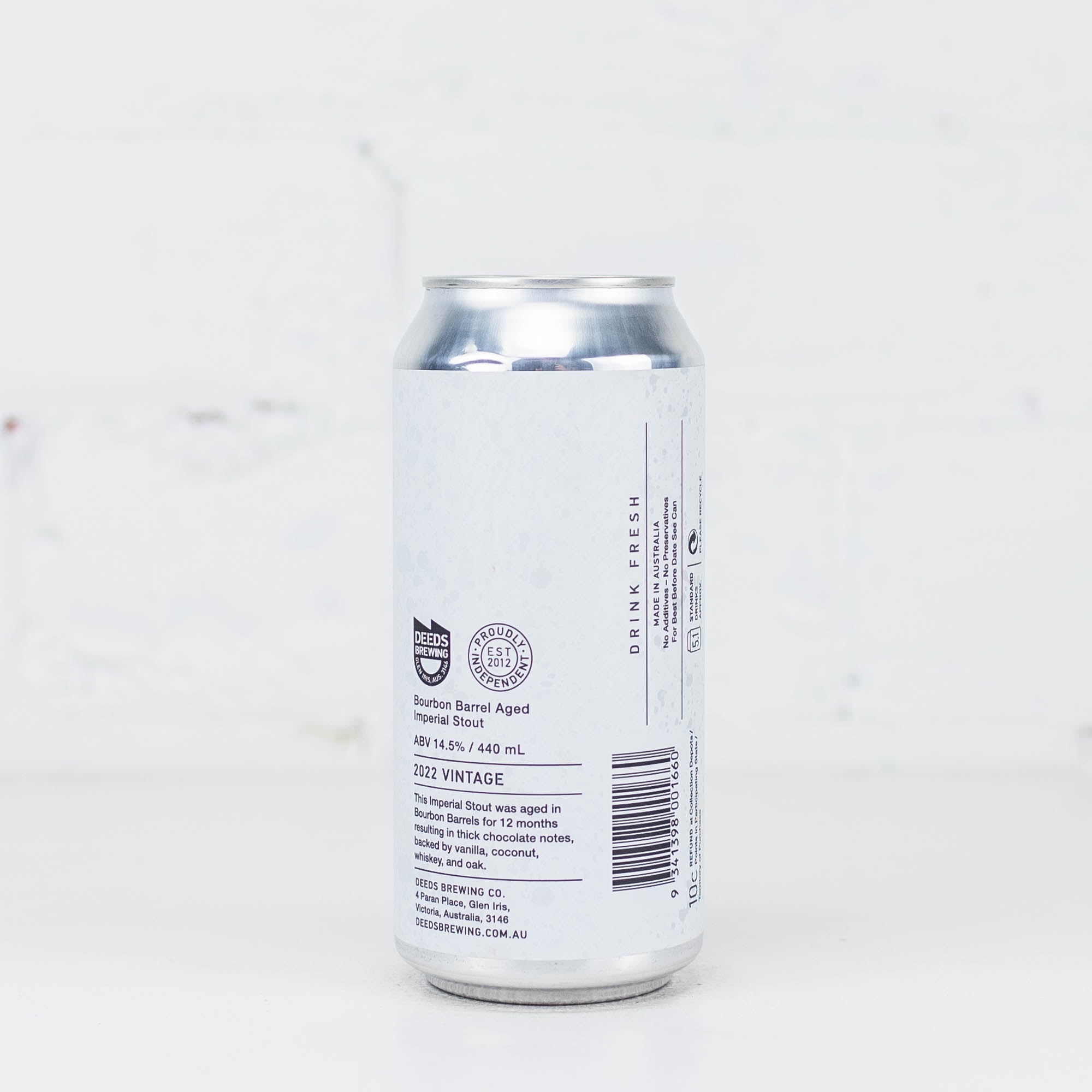 Deeds - Once More into The Fray 2022 BBA Imperial Stout