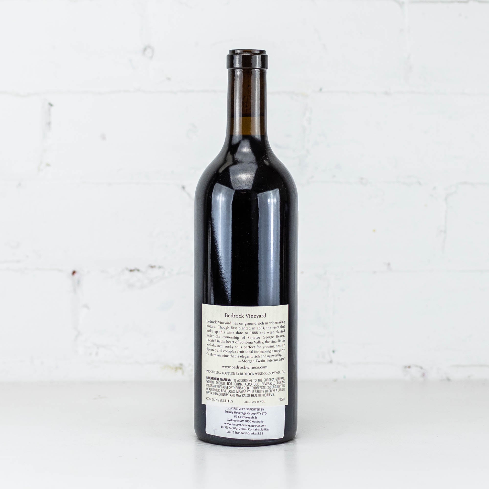 Bedrock - The Bedrock Heritage 2020 750ml