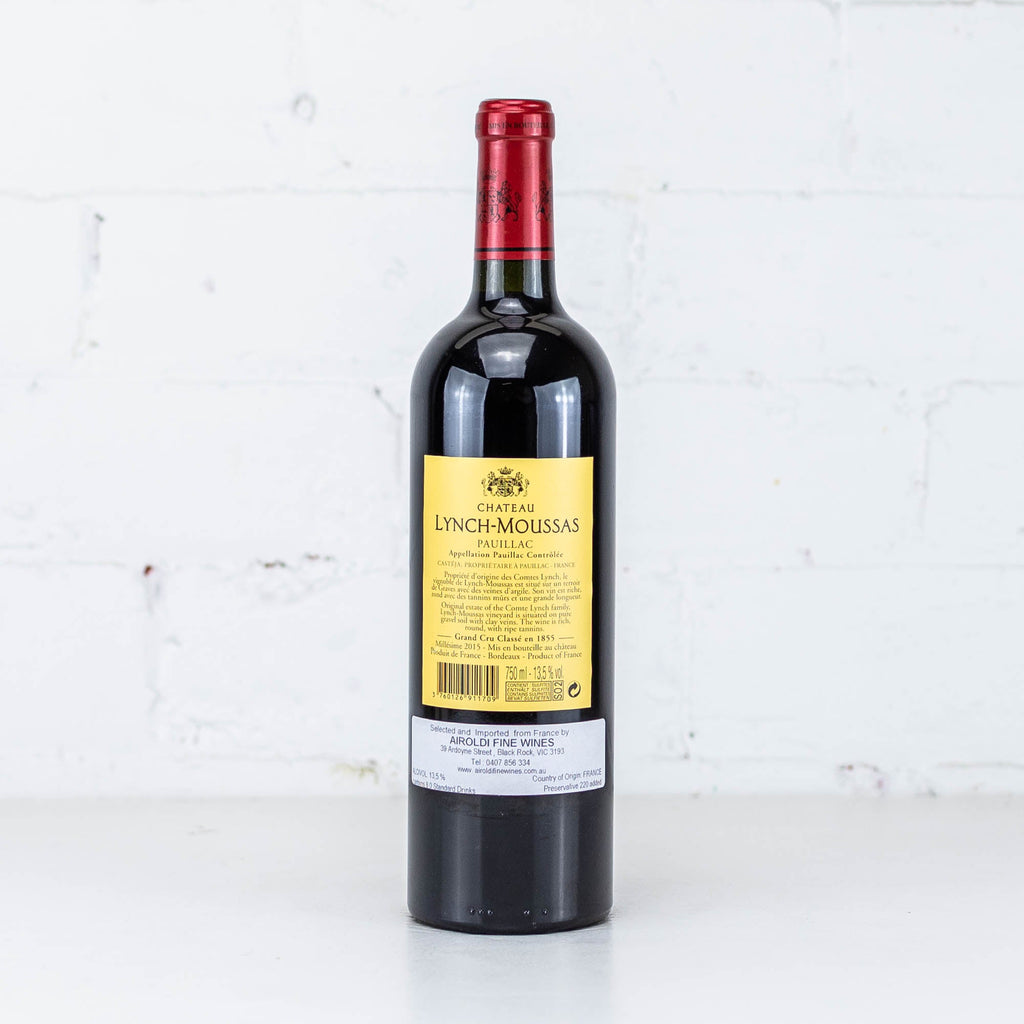 Chateau Lynch Moussas - Pauillac 2015 750ML