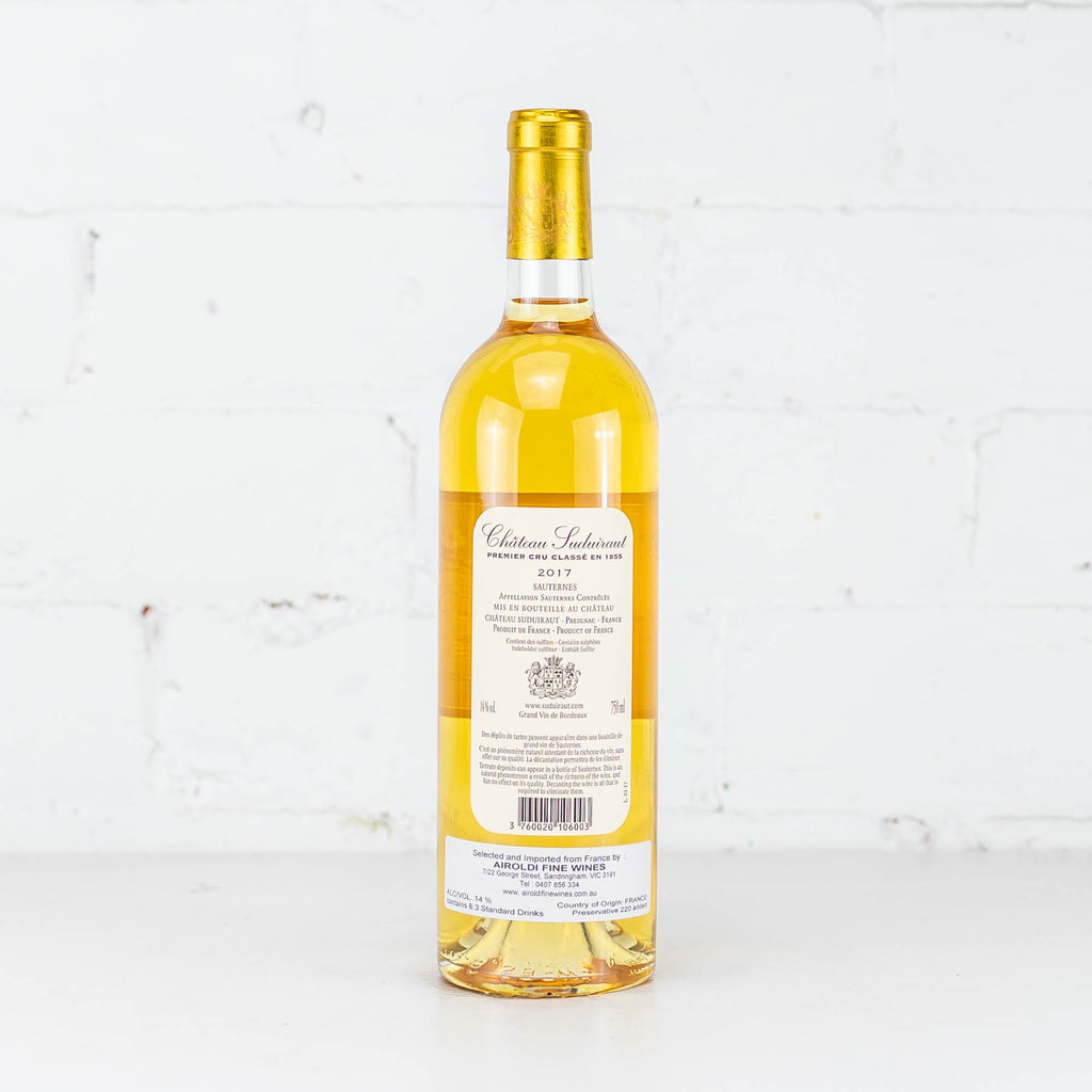Chateau Suduiraut - Sauternes Premier Cru Classe 2017 750ml