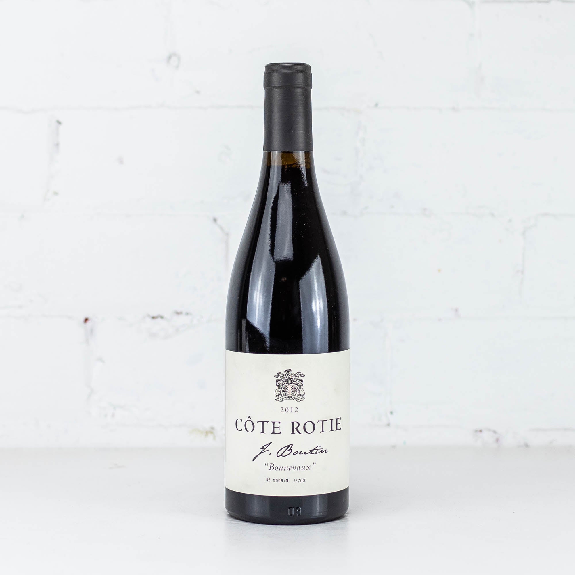 J Boutin - Cote Rotie Bonnevaux 2012 750ml