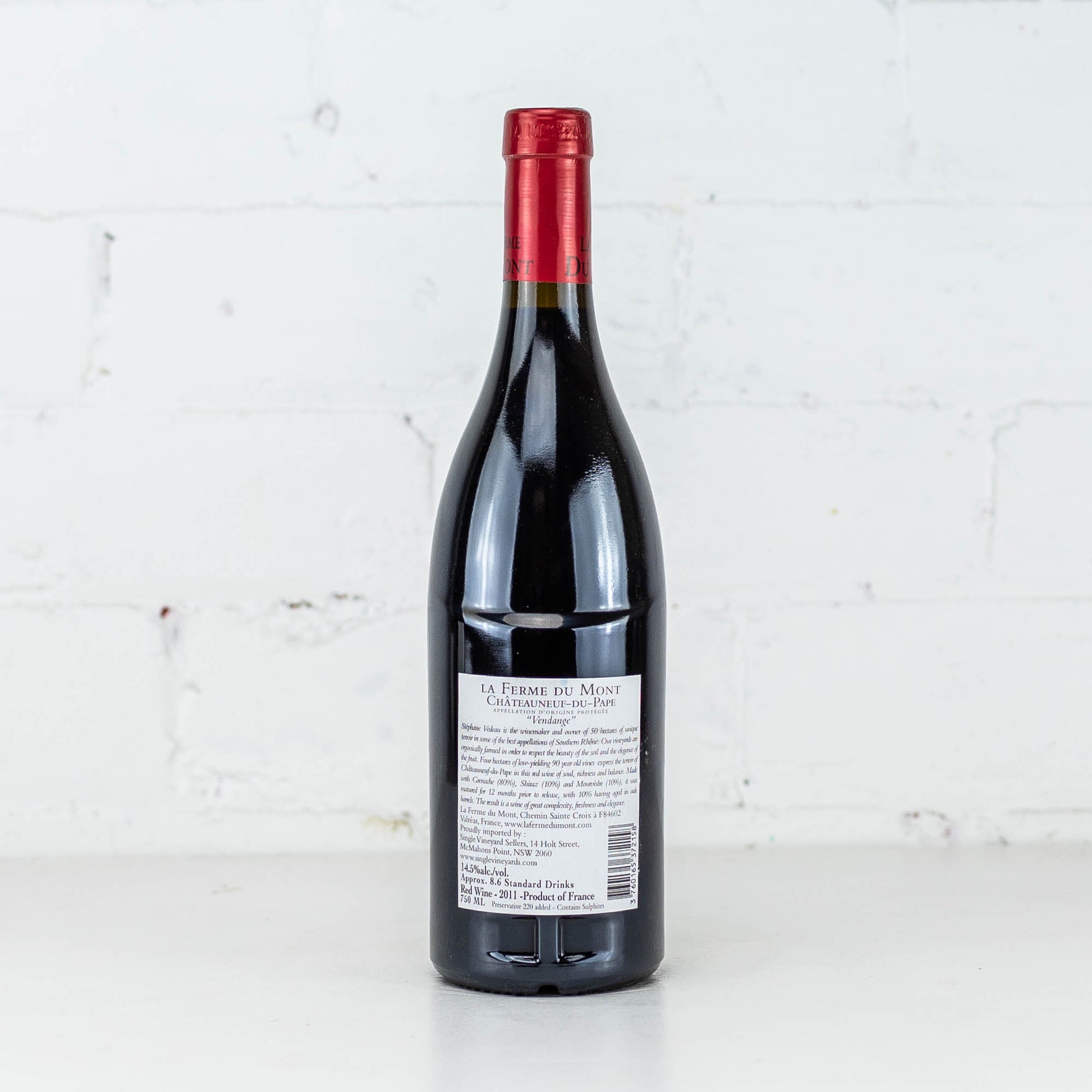La Ferme Du Mont - Chateauneuf du Pape 2011 750ml